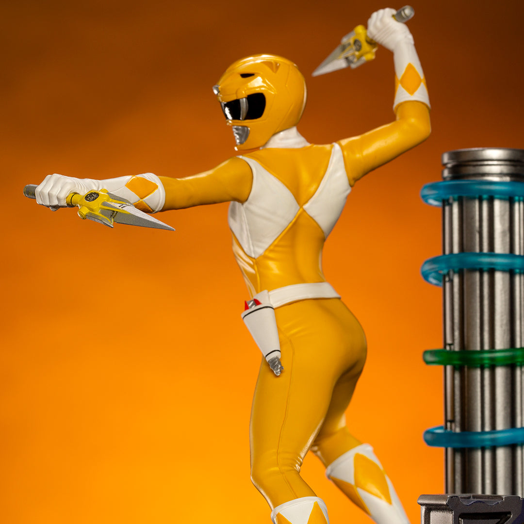 PRE-ORDER Mighty Morphin Power Rangers - Yellow Ranger BDS Art Scale 1/10