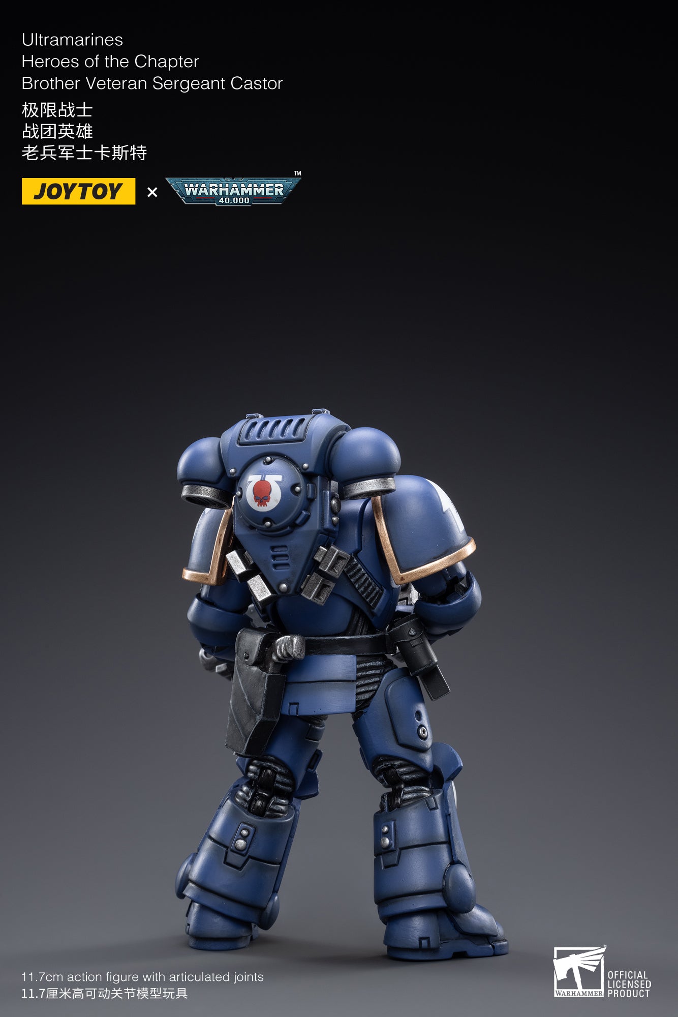 PRE-ORDER Warhammer 40K - Ultramarines - Heroes of the Chapter Brother Veteran Sergeant Castor 1/18