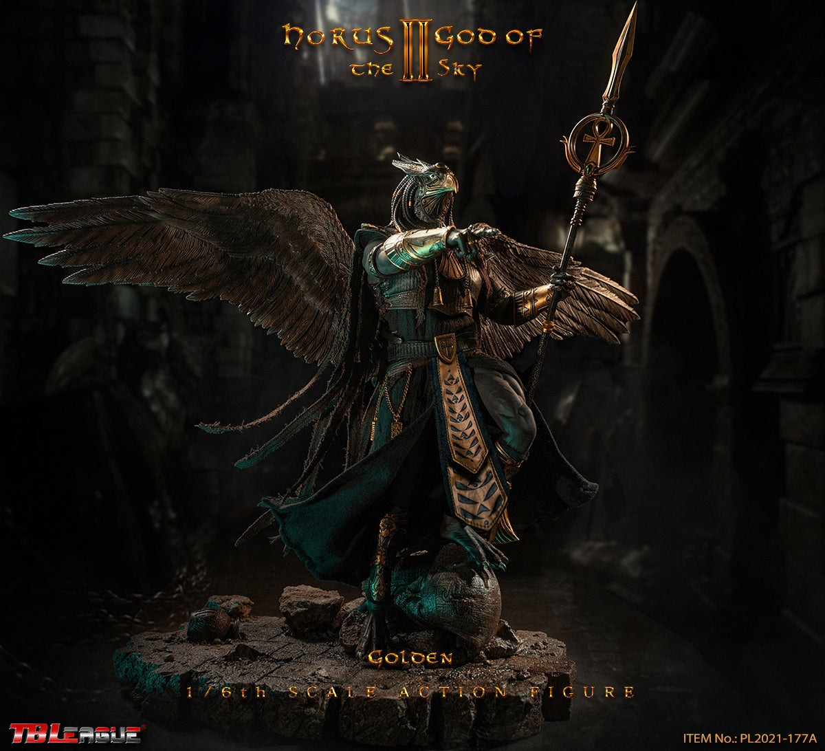 PRE-ORDER Horus God of the Sky: Golden 1/6