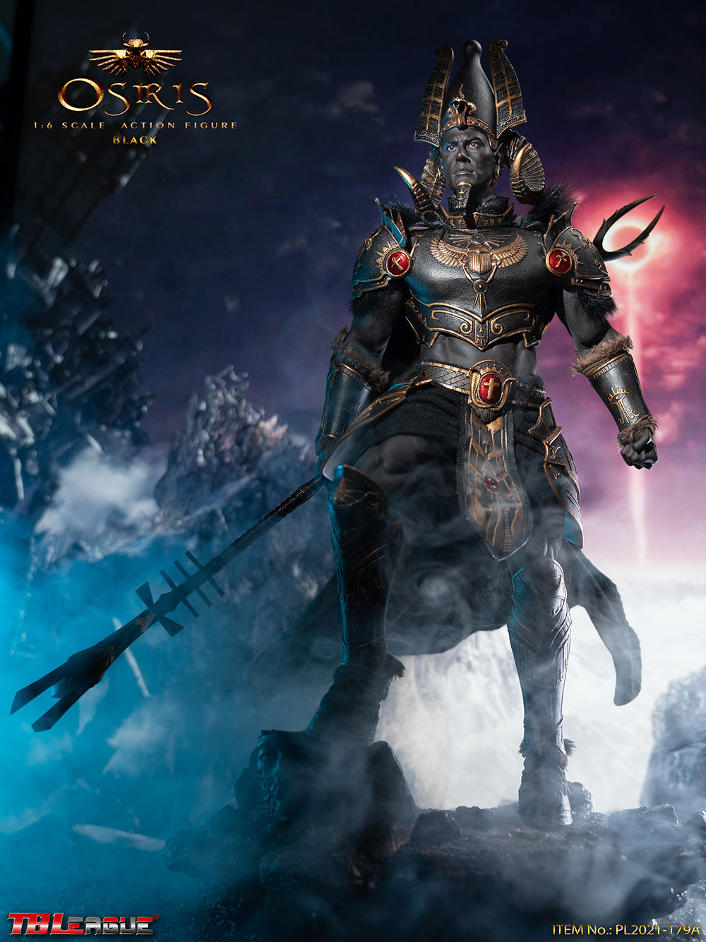 PRE-ORDER Osiris: Black 1/6