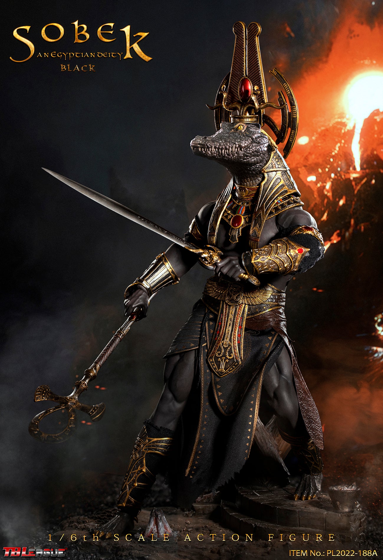 PRE-ORDER Sobek: Black Ver. 1/6