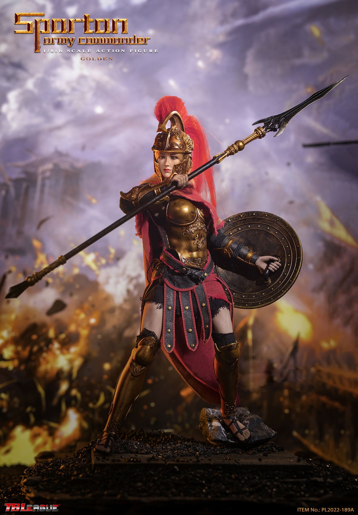 PRE-ORDER Spartan Army Commander: Golden 1/6