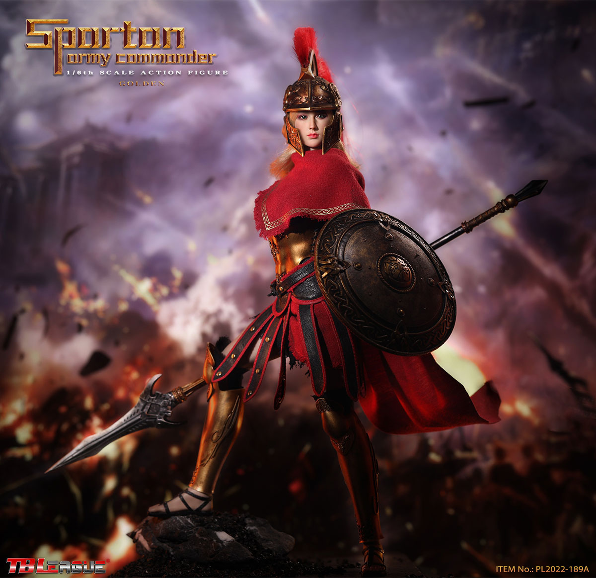 PRE-ORDER Spartan Army Commander: Golden 1/6