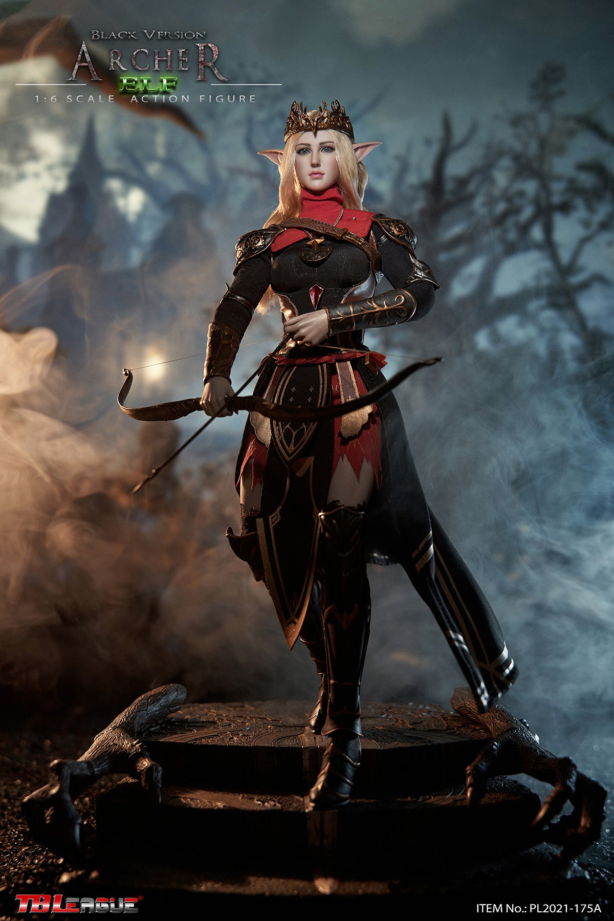 PRE-ORDER Elf Archer: Black 1/6