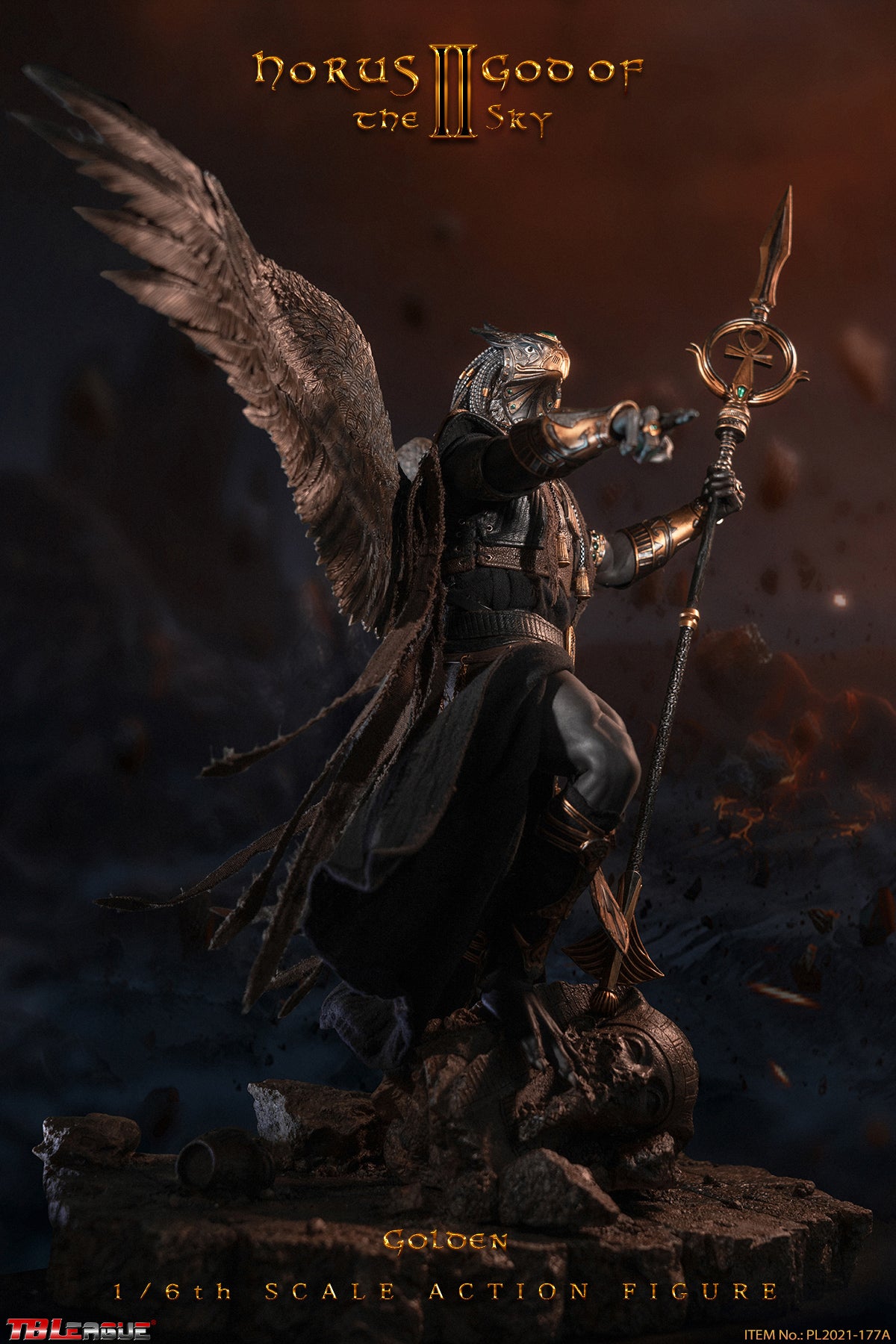 PRE-ORDER Horus God of the Sky: Golden 1/6