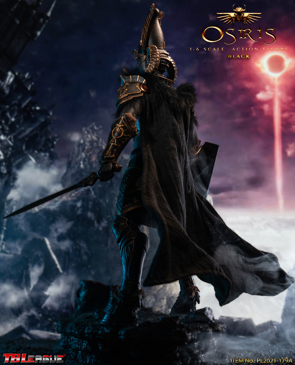 PRE-ORDER Osiris: Black 1/6