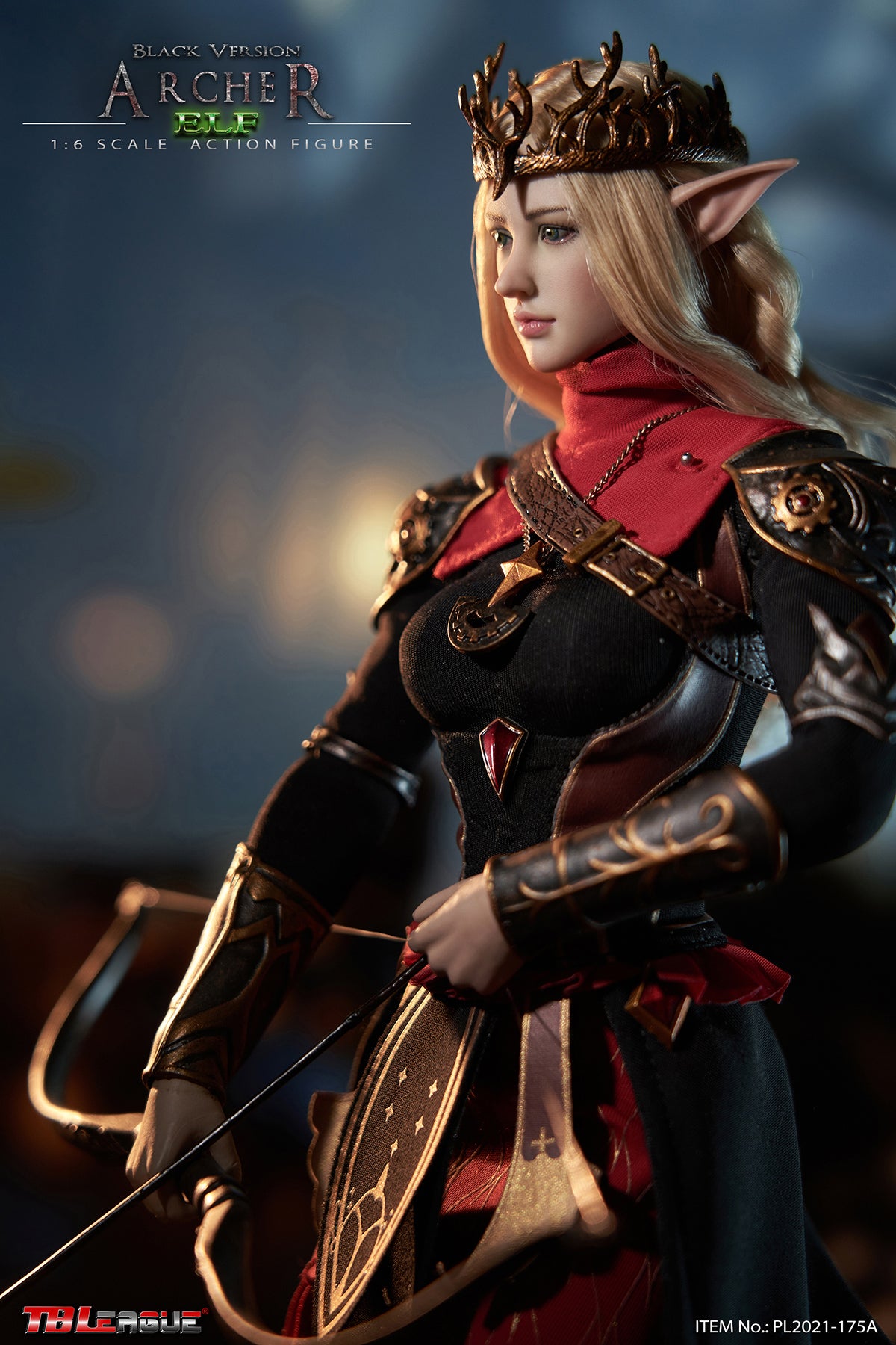 PRE-ORDER Elf Archer: Black 1/6