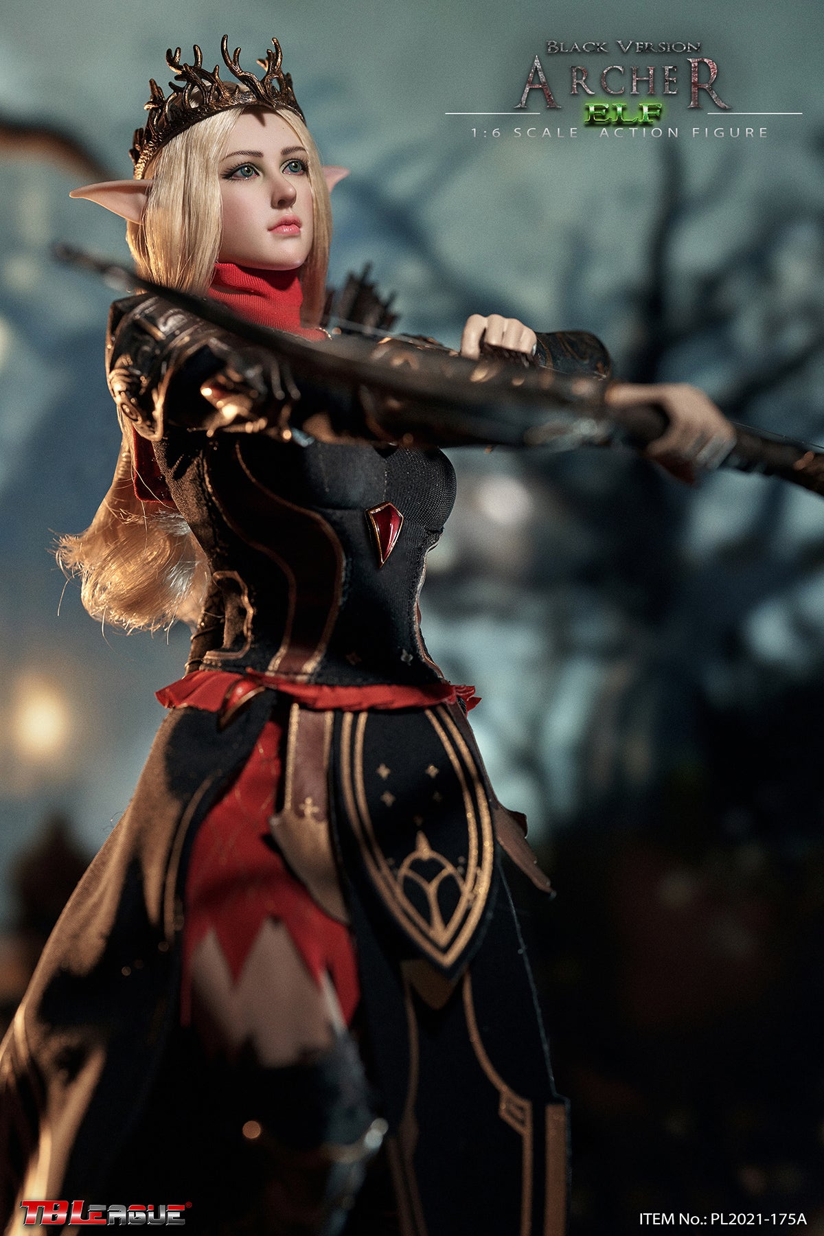 PRE-ORDER Elf Archer: Black 1/6