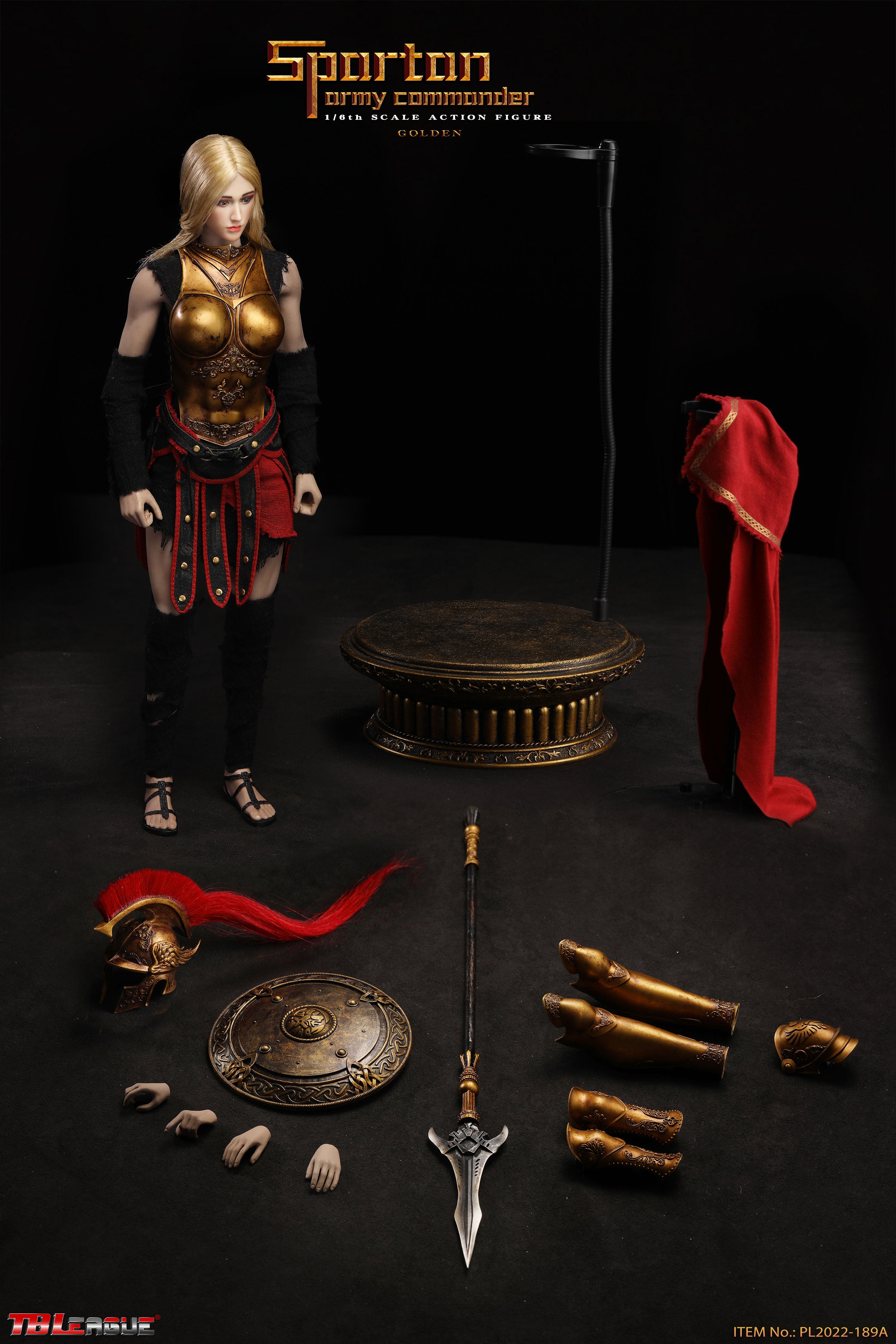 PRE-ORDER Spartan Army Commander: Golden 1/6
