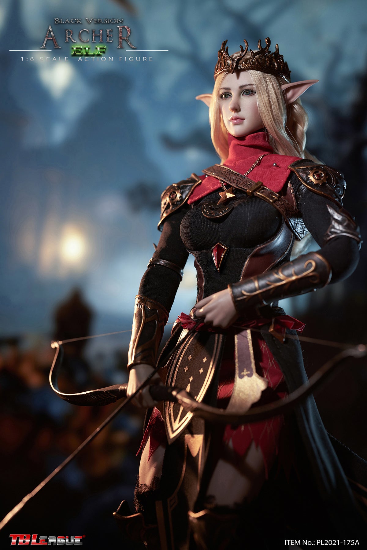 PRE-ORDER Elf Archer: Black 1/6