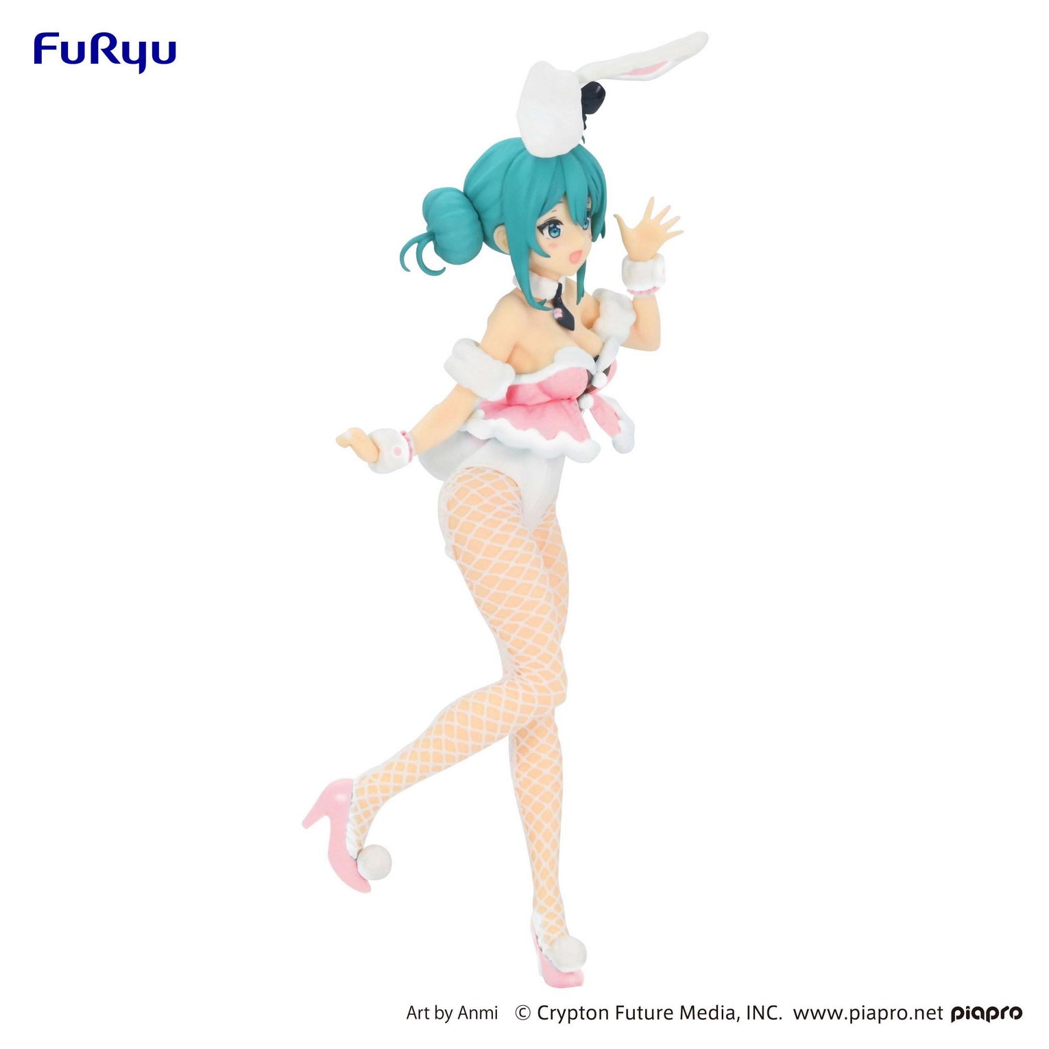 PRE-ORDER Vocaloid BiCute Bunnies Figure - Hatsune Miku: White Rabbit Baby Pink Ver.