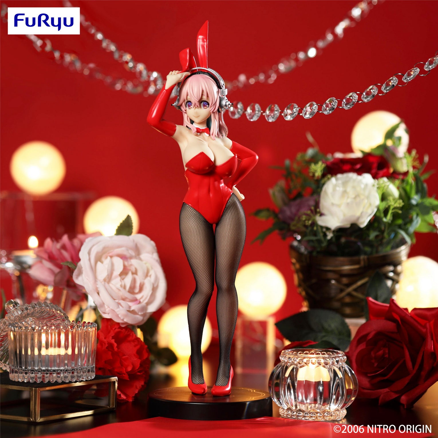 PRE-ORDER Super Sonico BiCute Bunnies Figure - Sonico: Red Rabbit Ver.