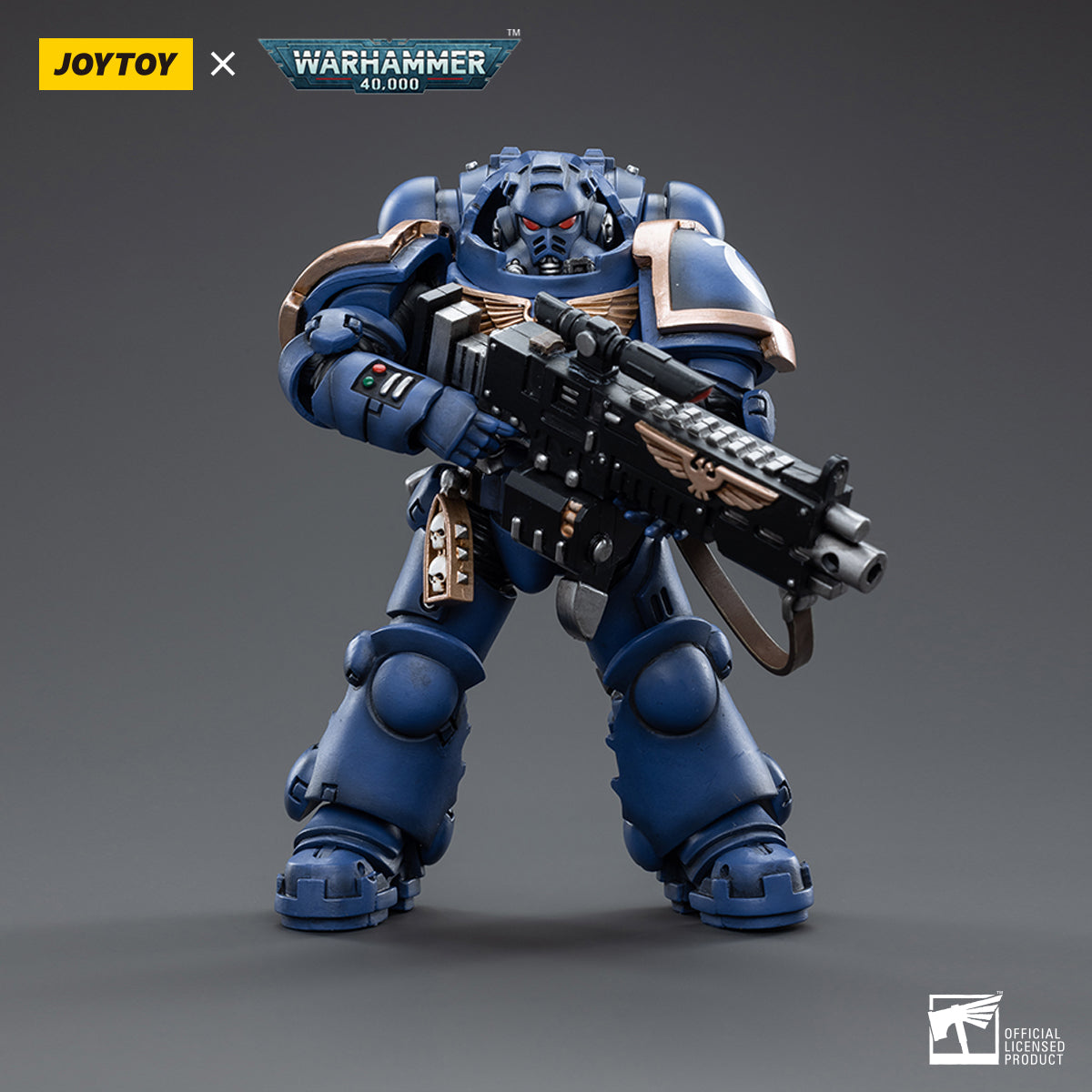 PRE-ORDER Warhammer 40K - Ultramarines - Heavy Intercessor Helvin Gure 1/18