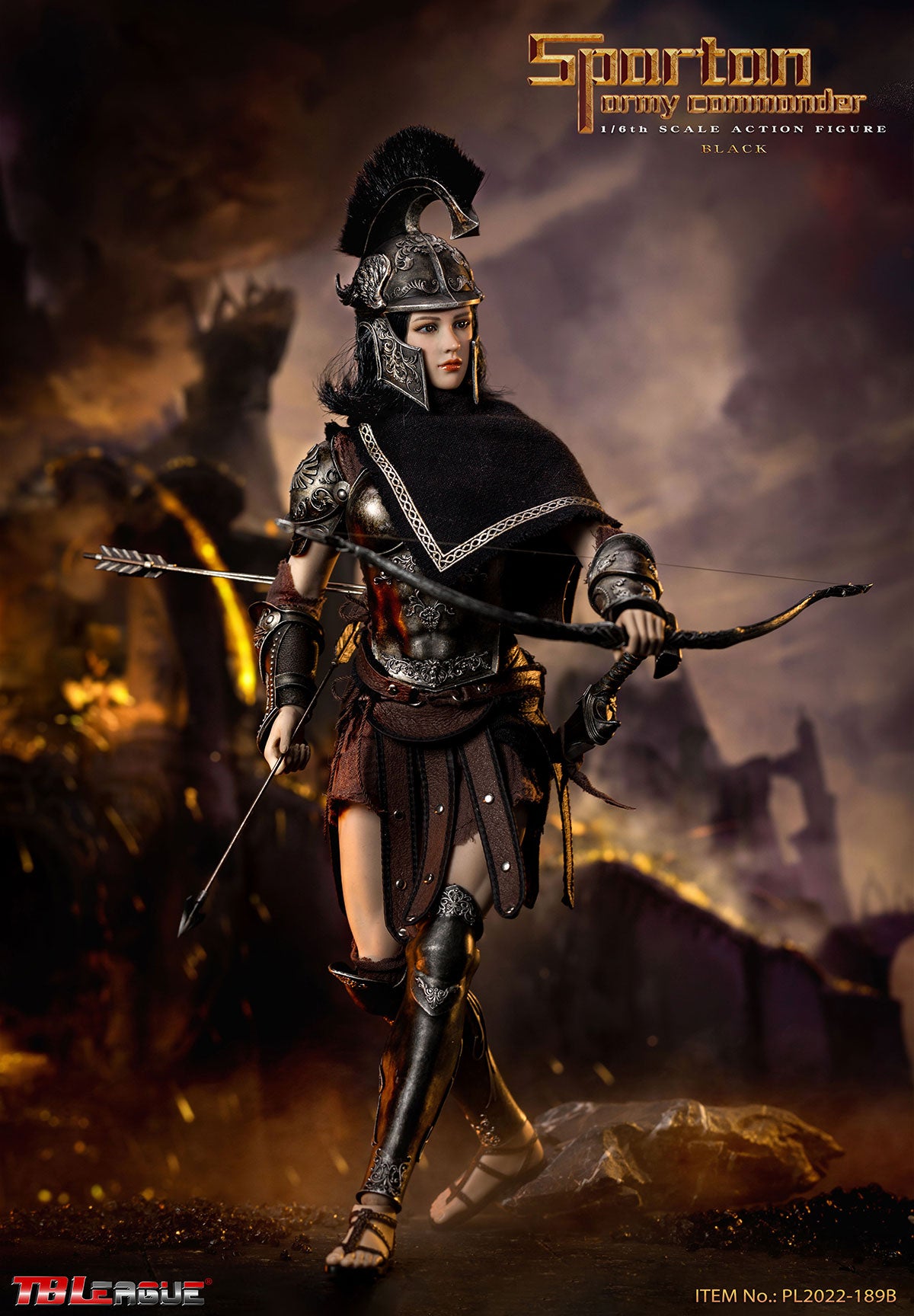 PRE-ORDER Spartan Army Commander: Black 1/6