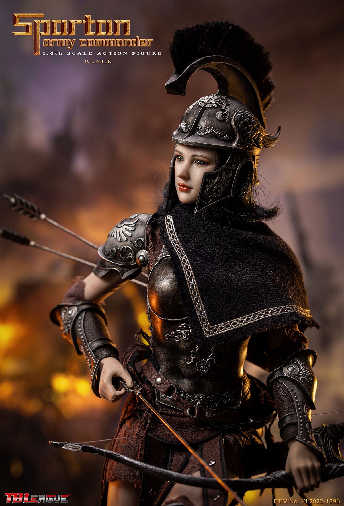 PRE-ORDER Spartan Army Commander: Black 1/6