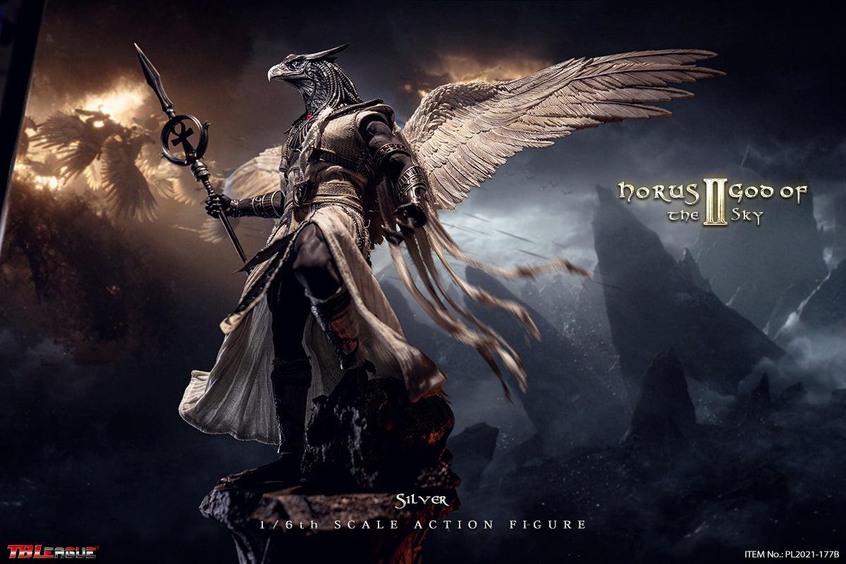 PRE-ORDER Horus God of the Sky: Silver 1/6