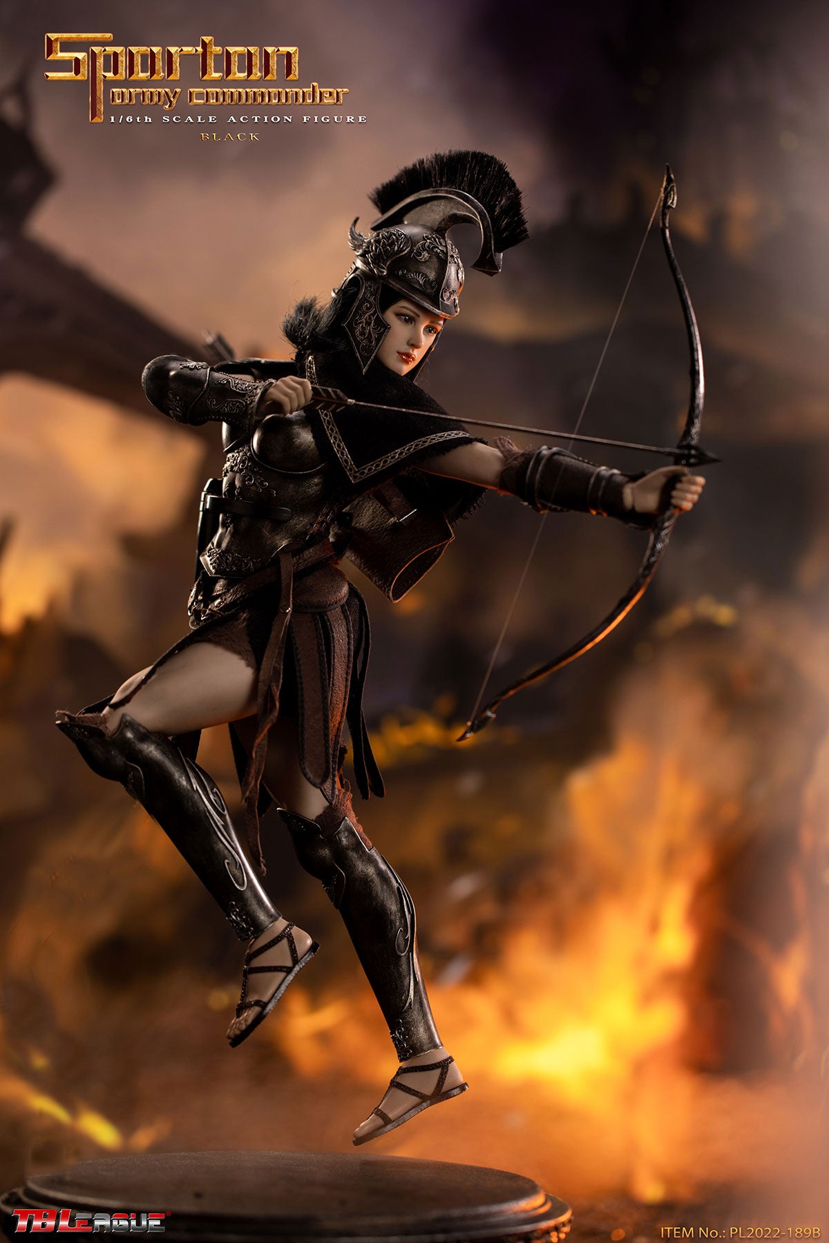 PRE-ORDER Spartan Army Commander: Black 1/6