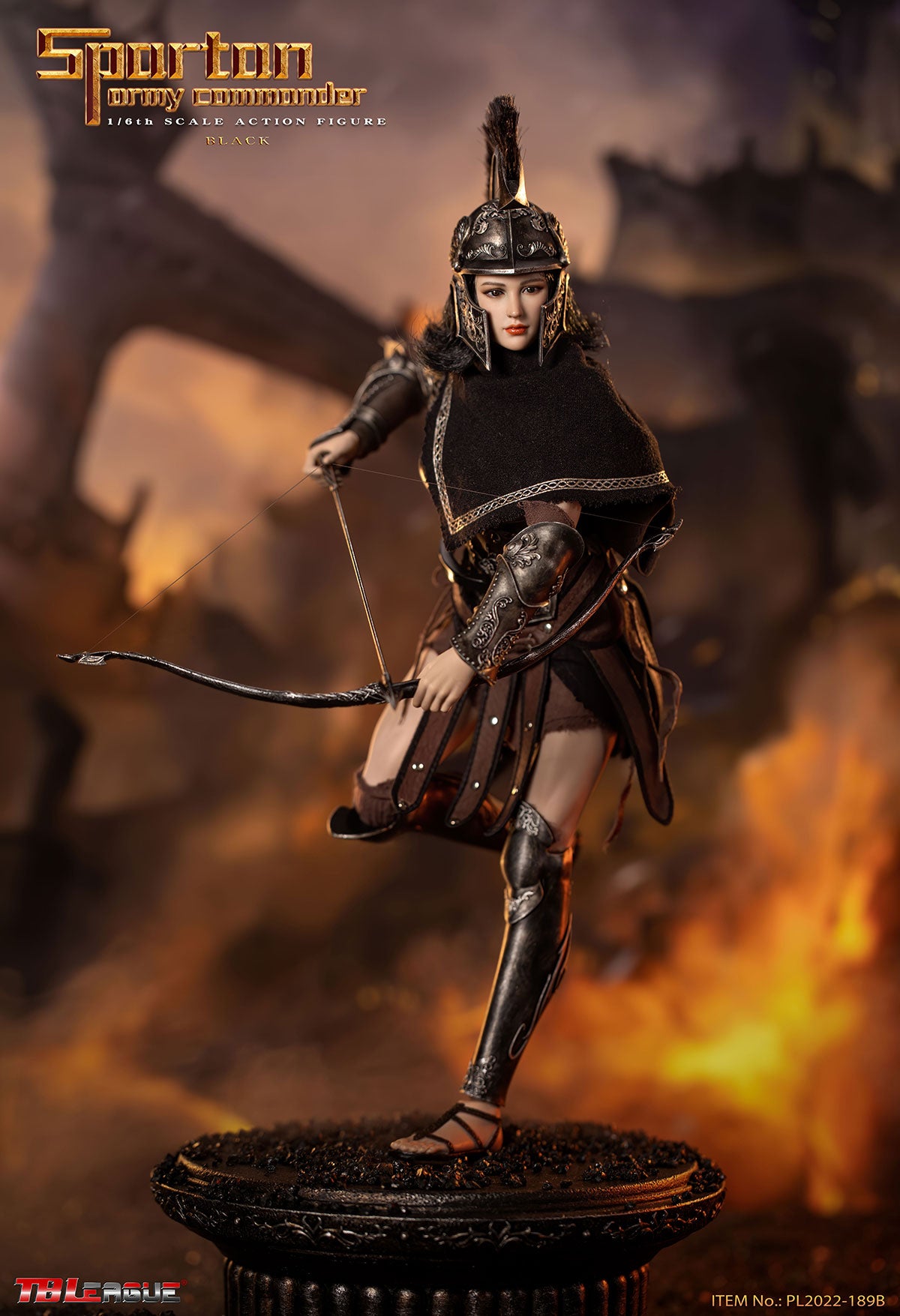 PRE-ORDER Spartan Army Commander: Black 1/6