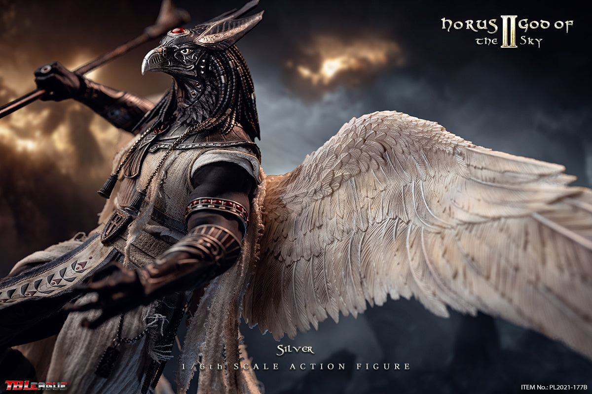 PRE-ORDER Horus God of the Sky: Silver 1/6
