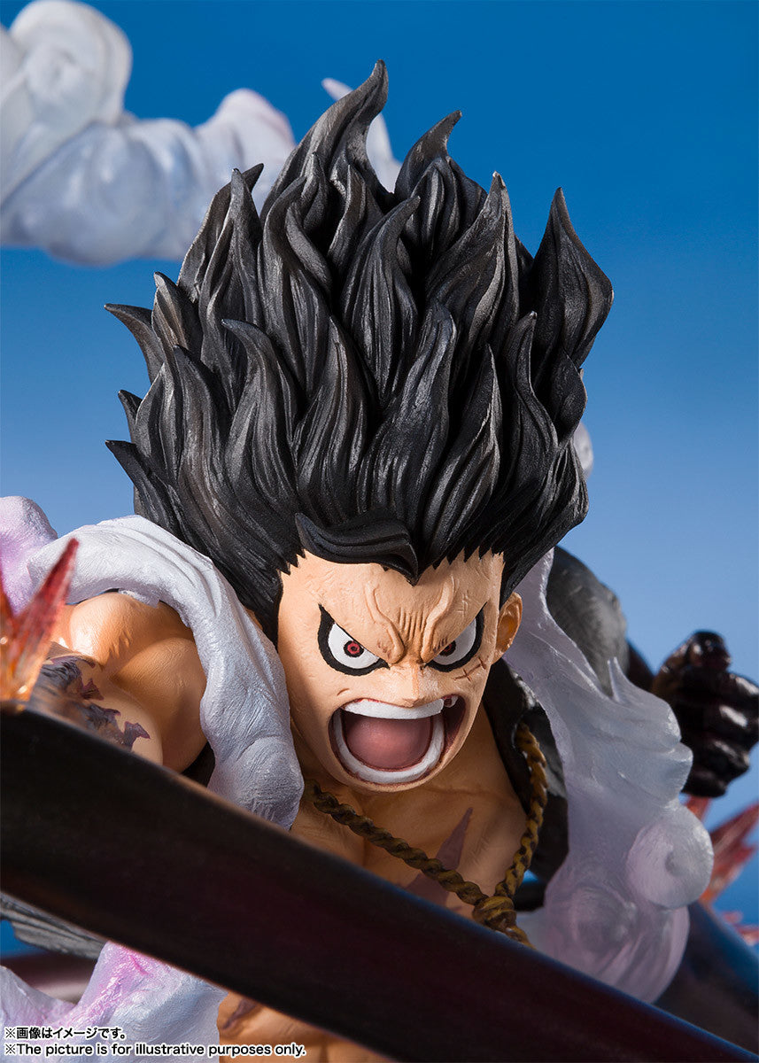 IN-STOCK Bandai - Figuarts ZERO - Super Fierce Fight -Extra Battle- One Piece - Monkey D. Luffy: Gear Fourth -Snake Man King Cobra-