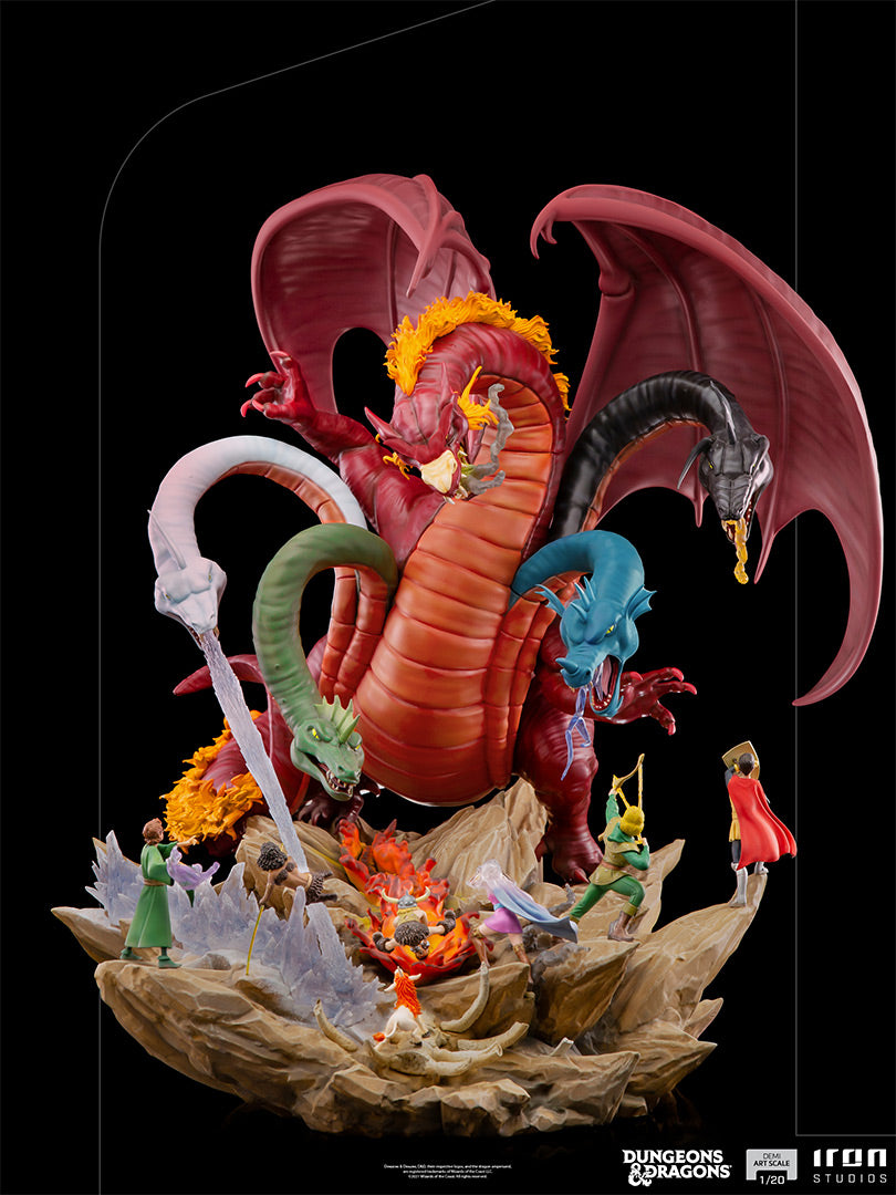 PRE-ORDER Dungeons and Dragons - Tiamat Battle Demi Art Scale 1/20