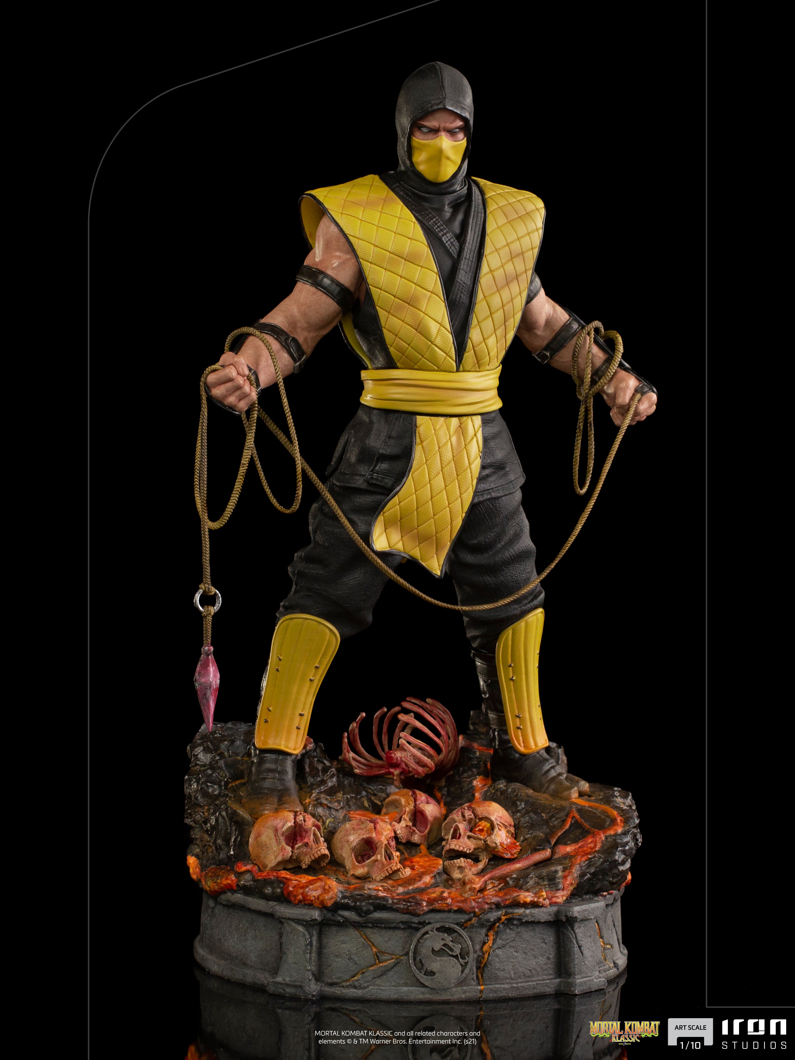 PRE-ORDER Mortal Kombat - Scorpion Art Scale 1/10