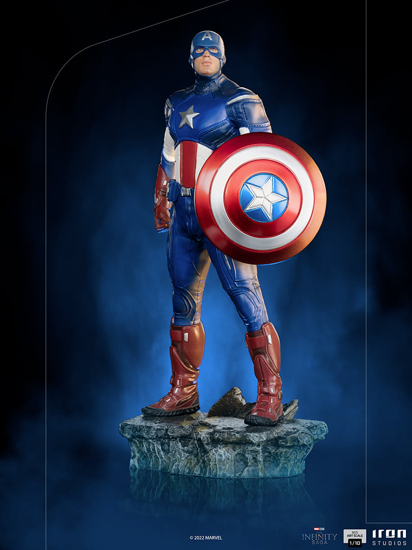 PRE-ORDER The Infinity Saga - Captain America Battle of NY Art Scale 1/10