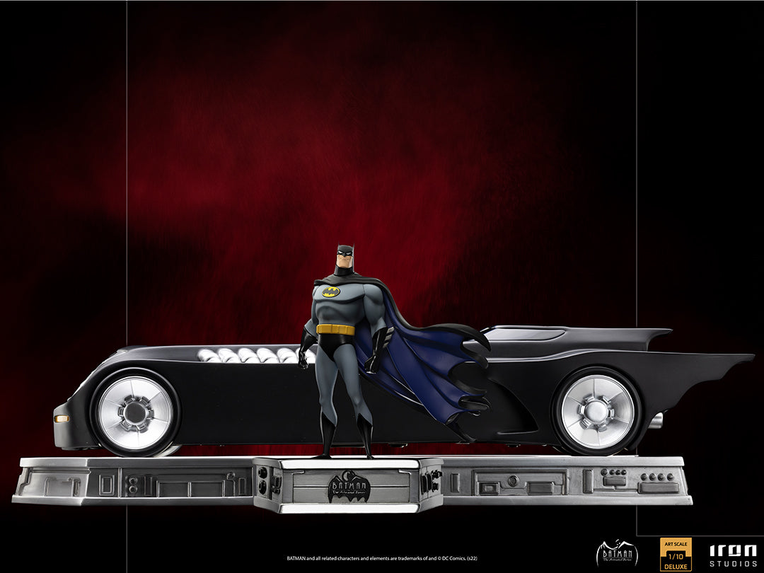 PRE-ORDER Batman: The Animated Series - Batman and Batmobile Deluxe Art Scale 1/10