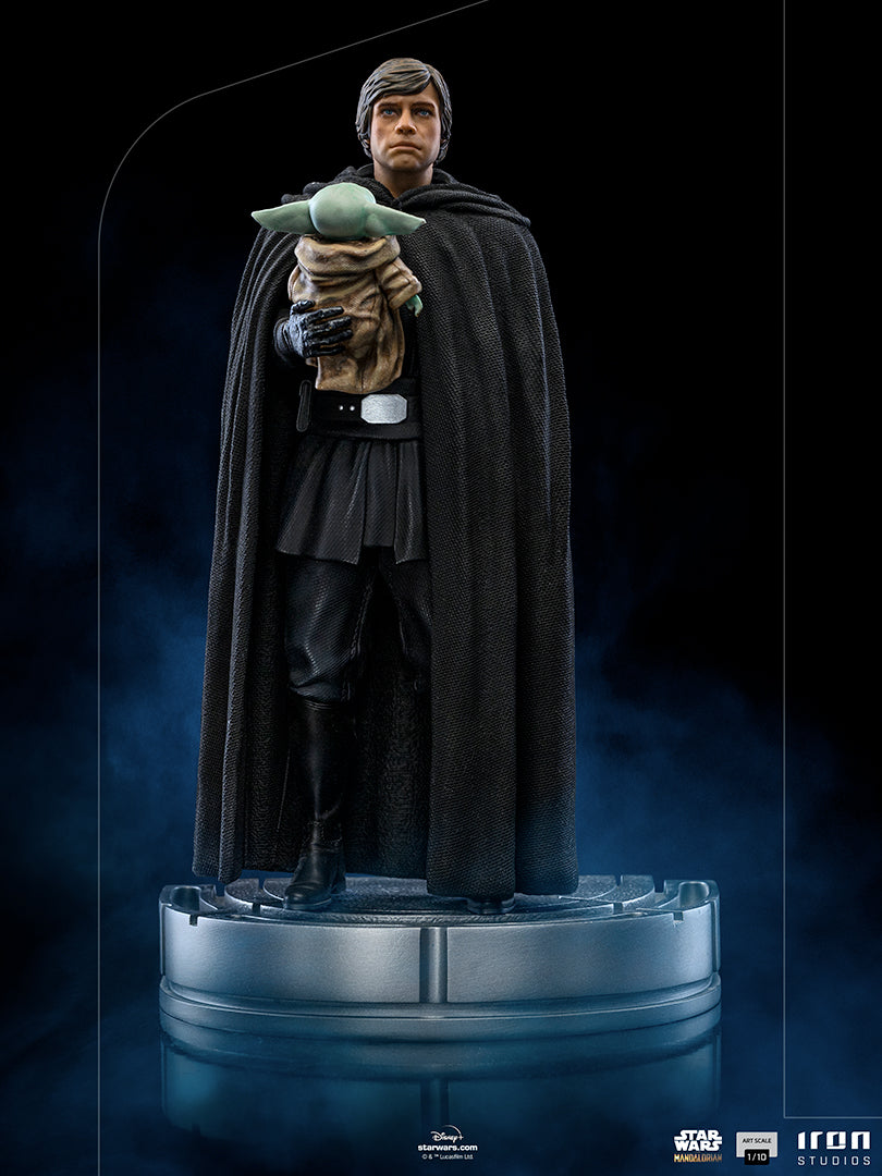 PRE-ORDER Star Wars: The Mandalorian - Luke Skywalker and Grogu Art Scale 1/10