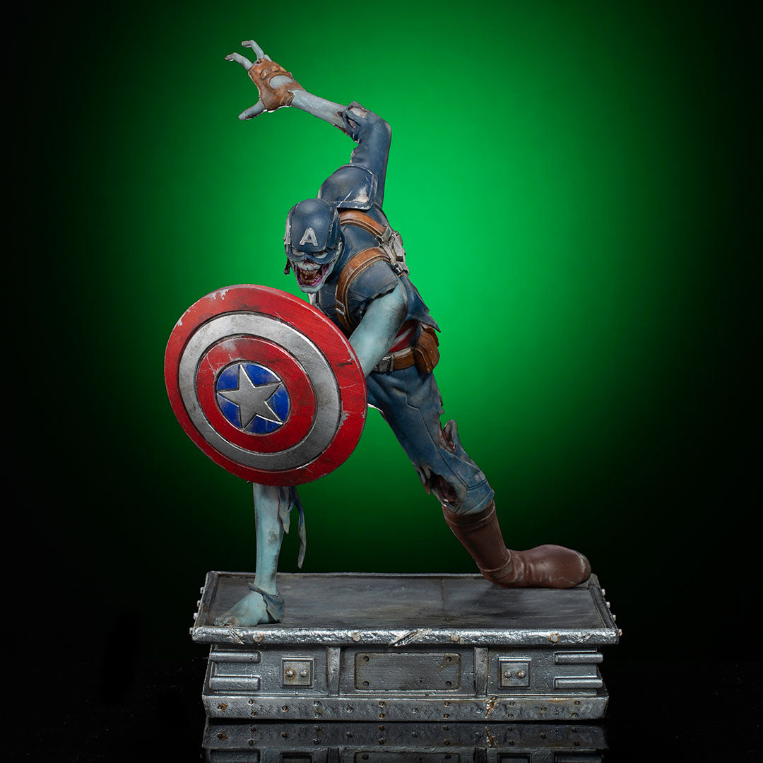 PRE-ORDER What If...? - Zombie Captain America Art Scale 1/10