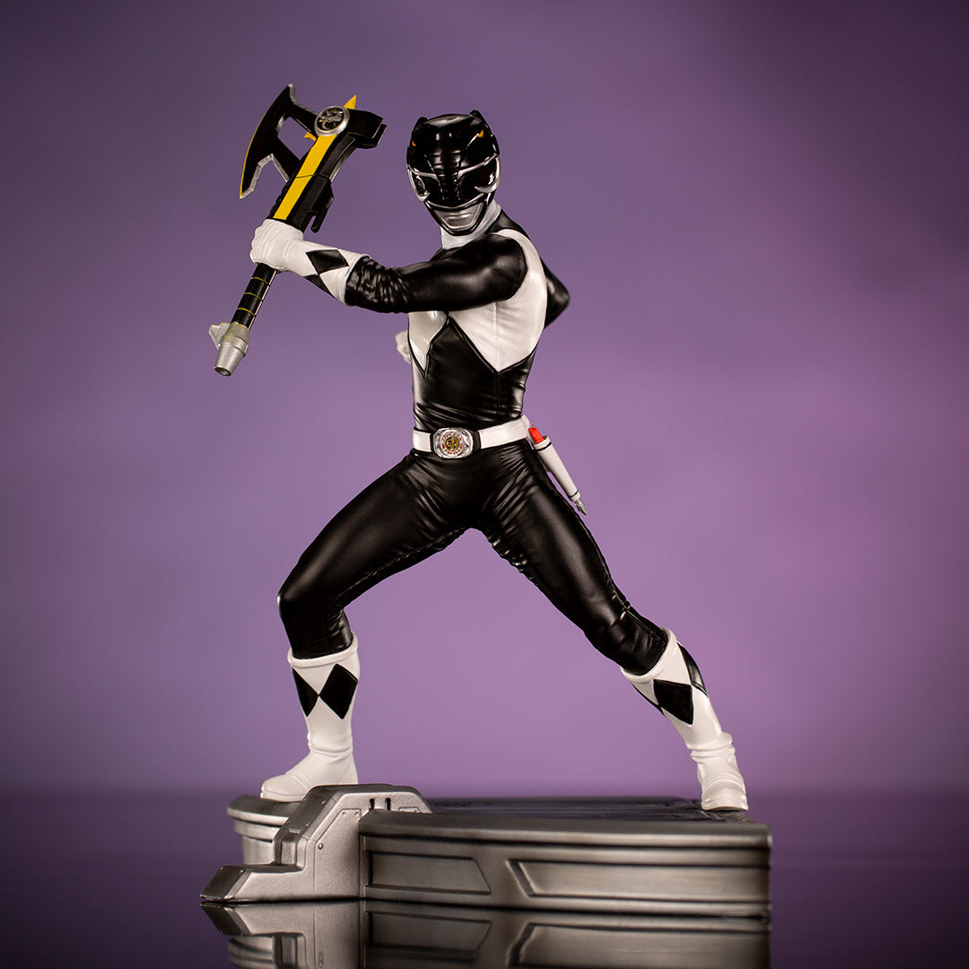 PRE-ORDER Mighty Morphin Power Rangers - Black Ranger BDS Art Scale 1/10