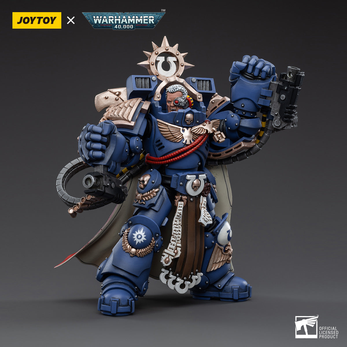 PRE-ORDER Warhammer 40K - Ultramarines - Chapter Master Marneus Calgar 1/18