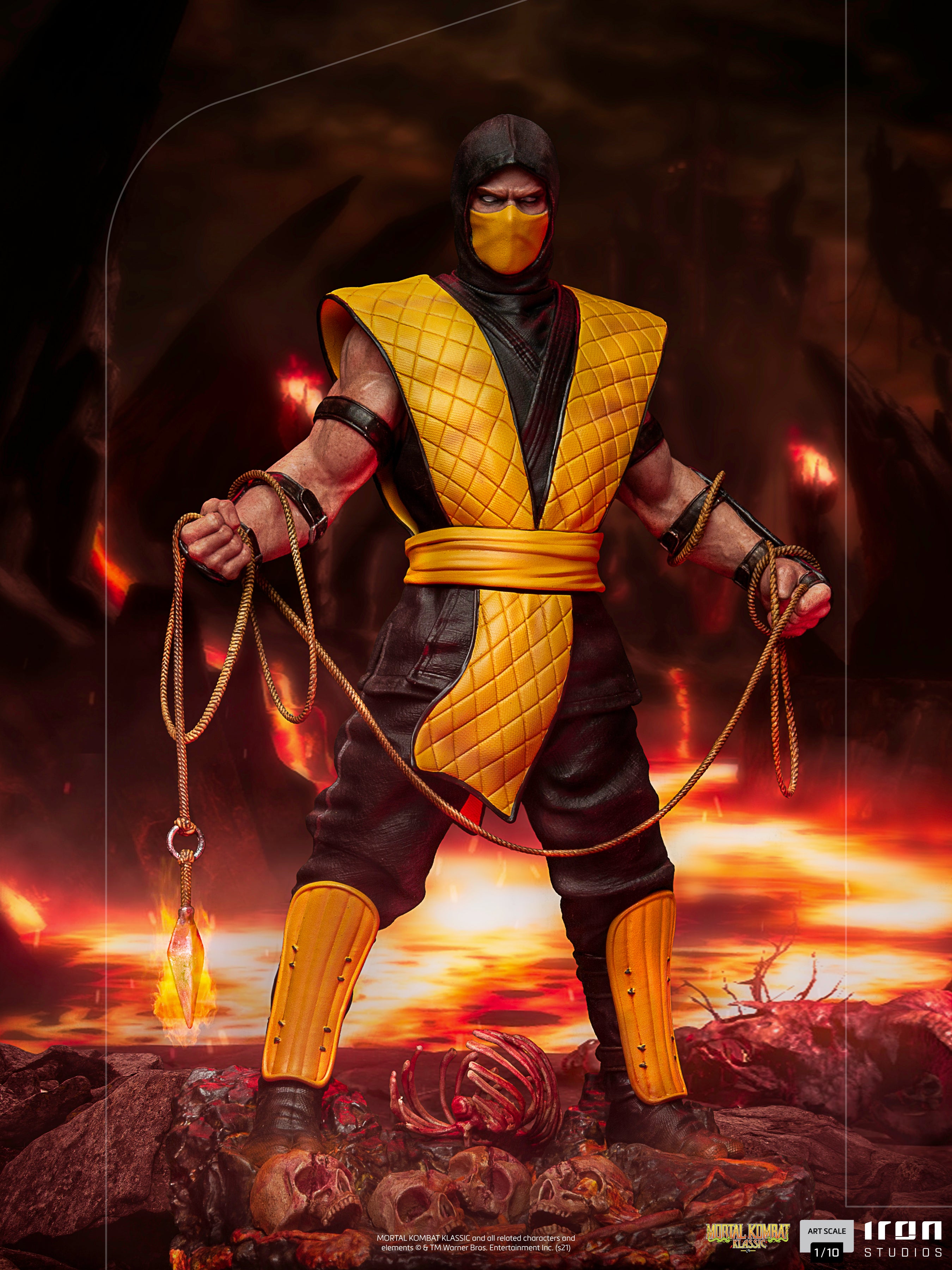 PRE-ORDER Mortal Kombat - Scorpion Art Scale 1/10