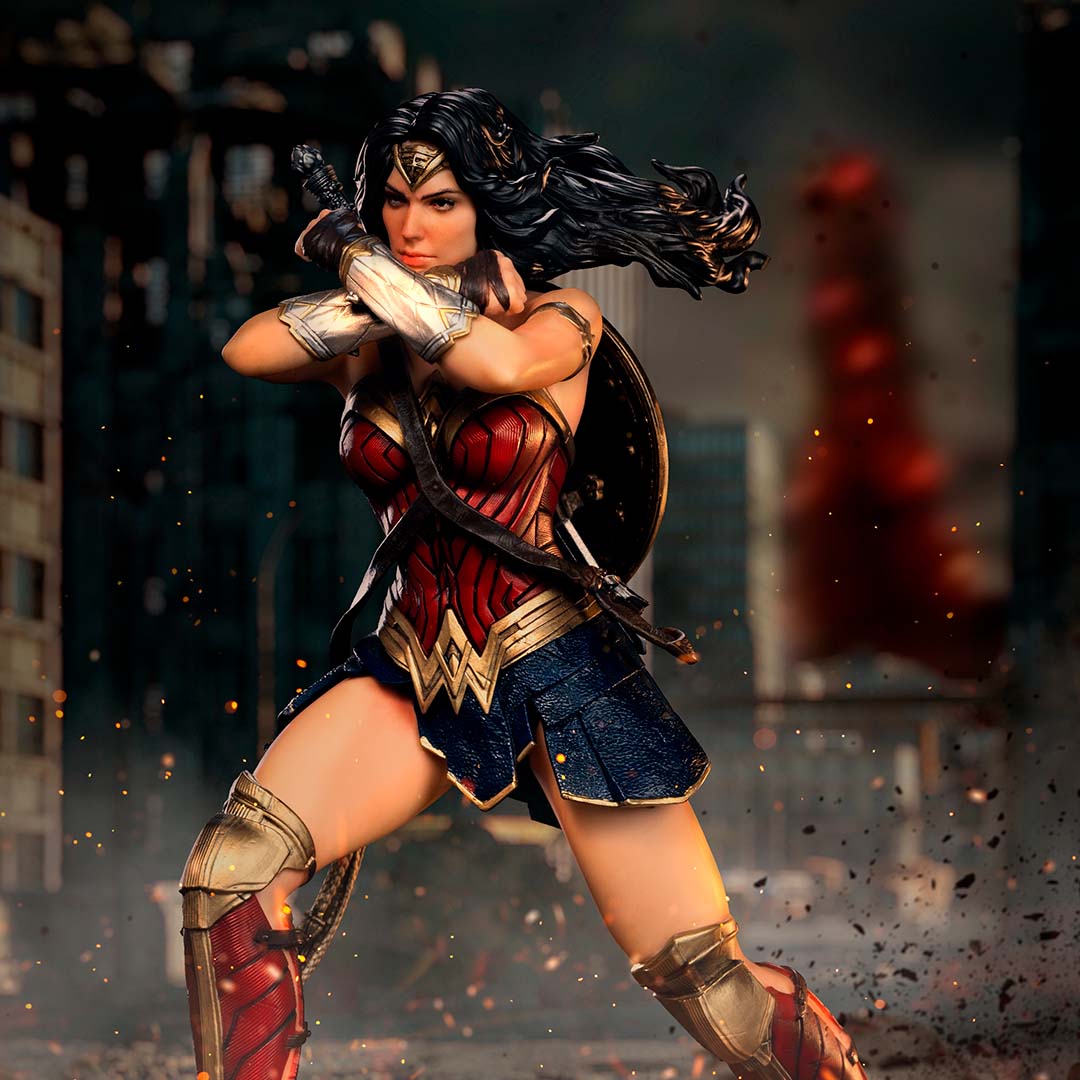 PRE-ORDER Zack Snyder's Justice League - Wonder Woman Art Scale 1/10