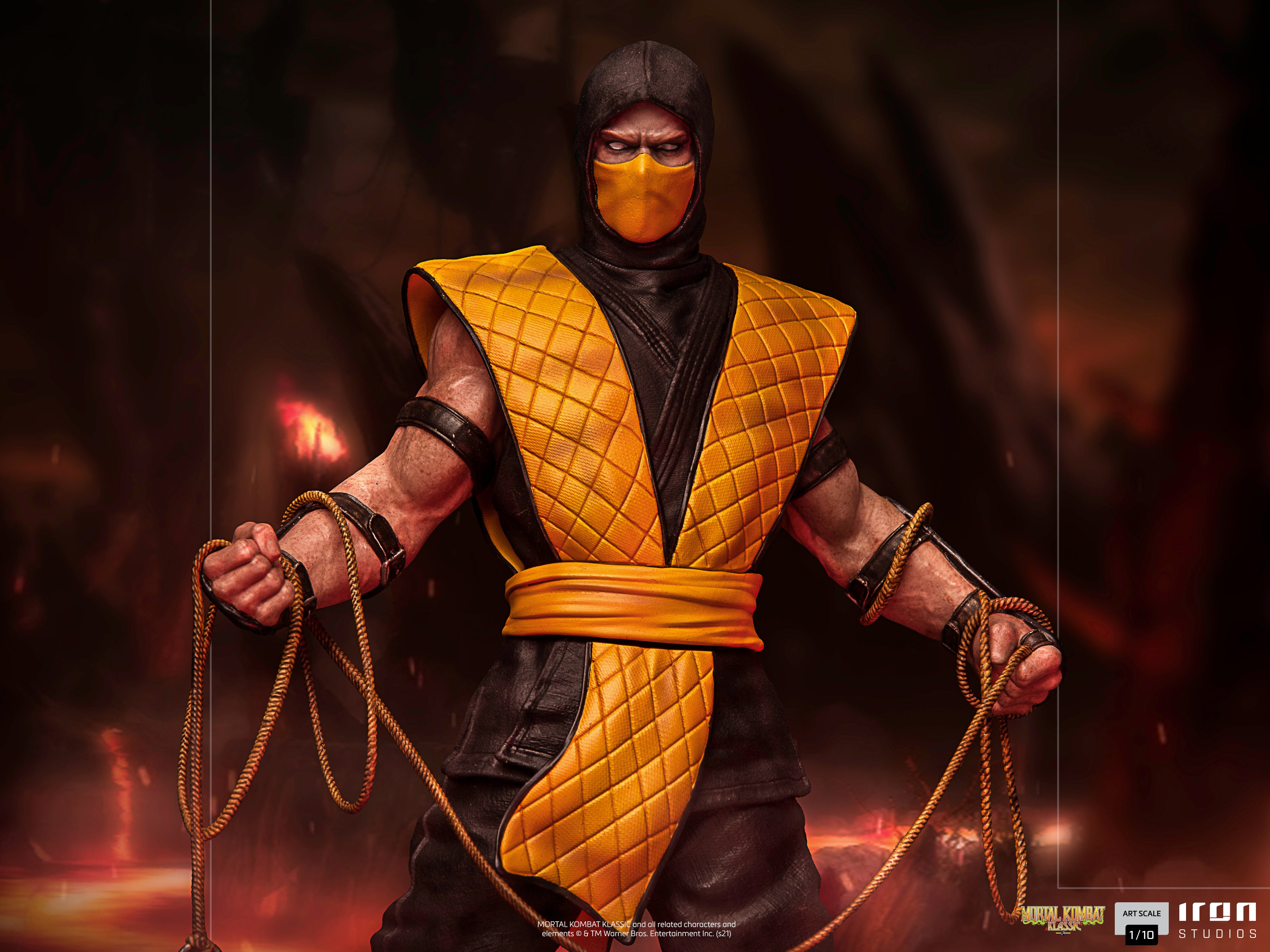 PRE-ORDER Mortal Kombat - Scorpion Art Scale 1/10