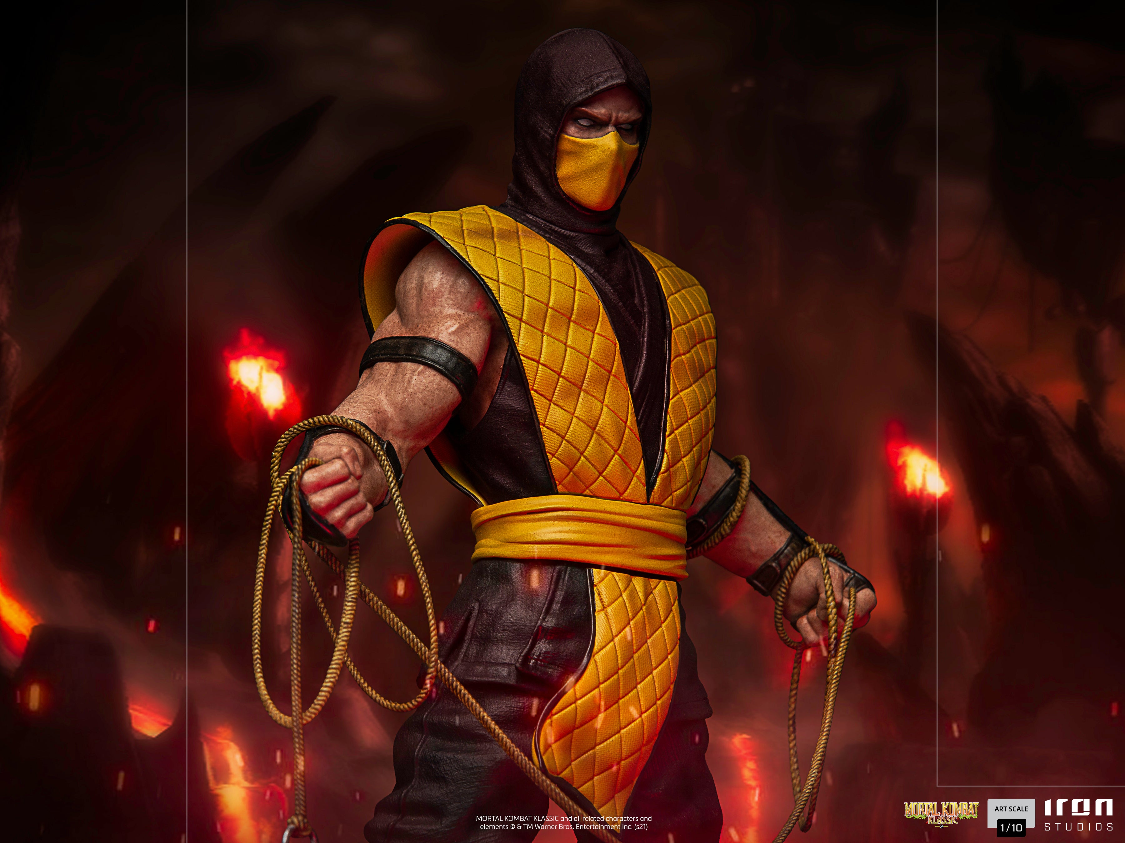 PRE-ORDER Mortal Kombat - Scorpion Art Scale 1/10