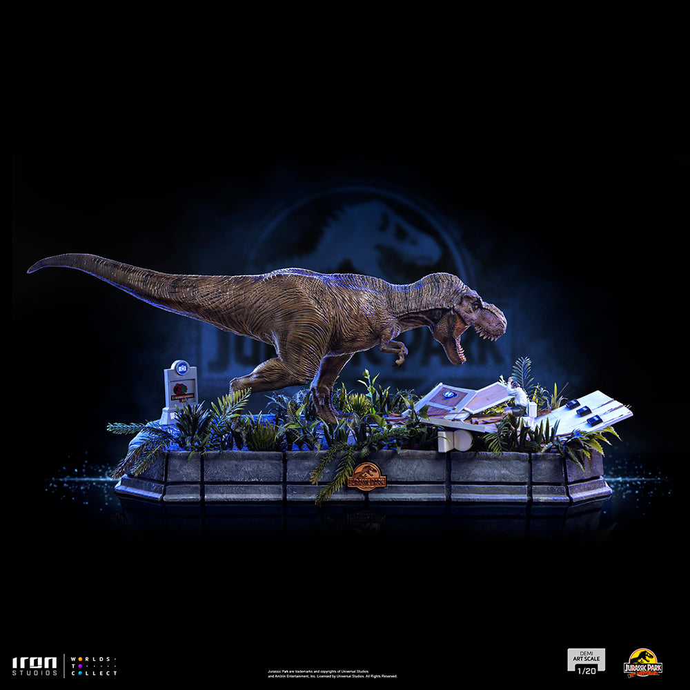 PRE-ORDER Jurassic Park - Rex and Donald Gennaro Demi Art Scale 1/20