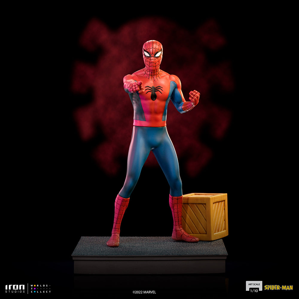 PRE-ORDER Spider-Man Animated Series - Spider-Man 60s Art Scale 1/10
