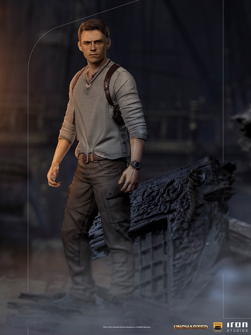 PRE-ORDER Uncharted Movie - Nathan Drake Deluxe Art Scale 1/10