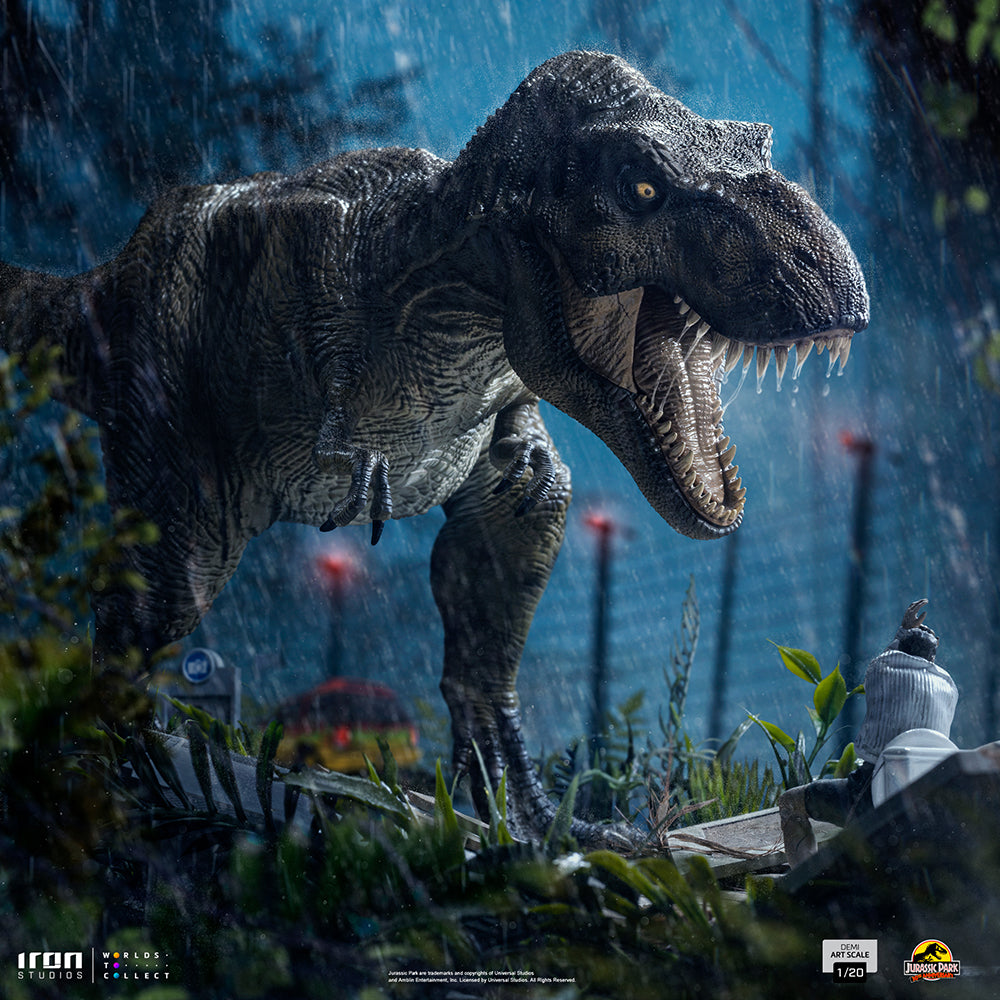 PRE-ORDER Jurassic Park - Rex and Donald Gennaro Demi Art Scale 1/20