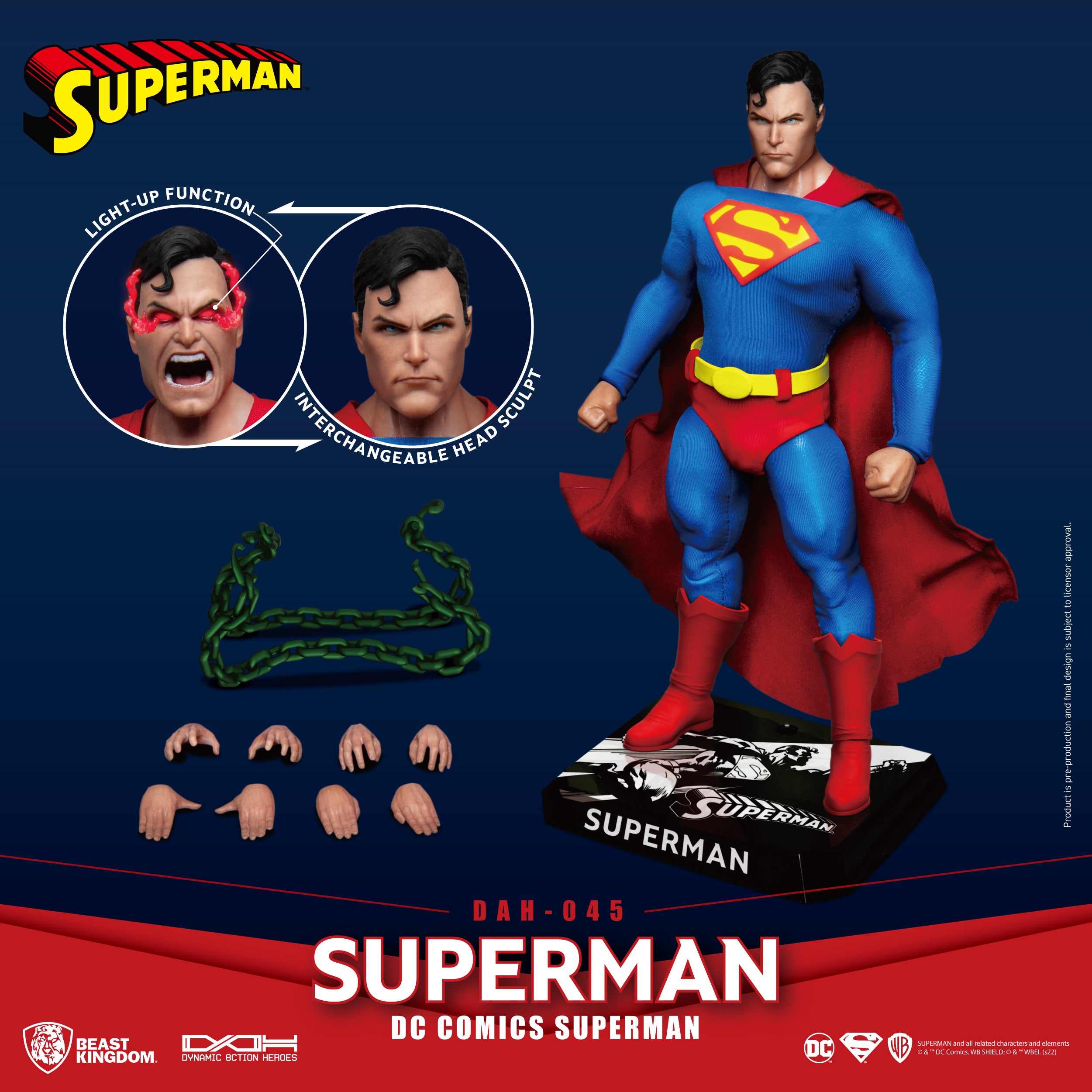 PRE-ORDER Dynamic 8ction Heroes #45 - DC Comics - Superman