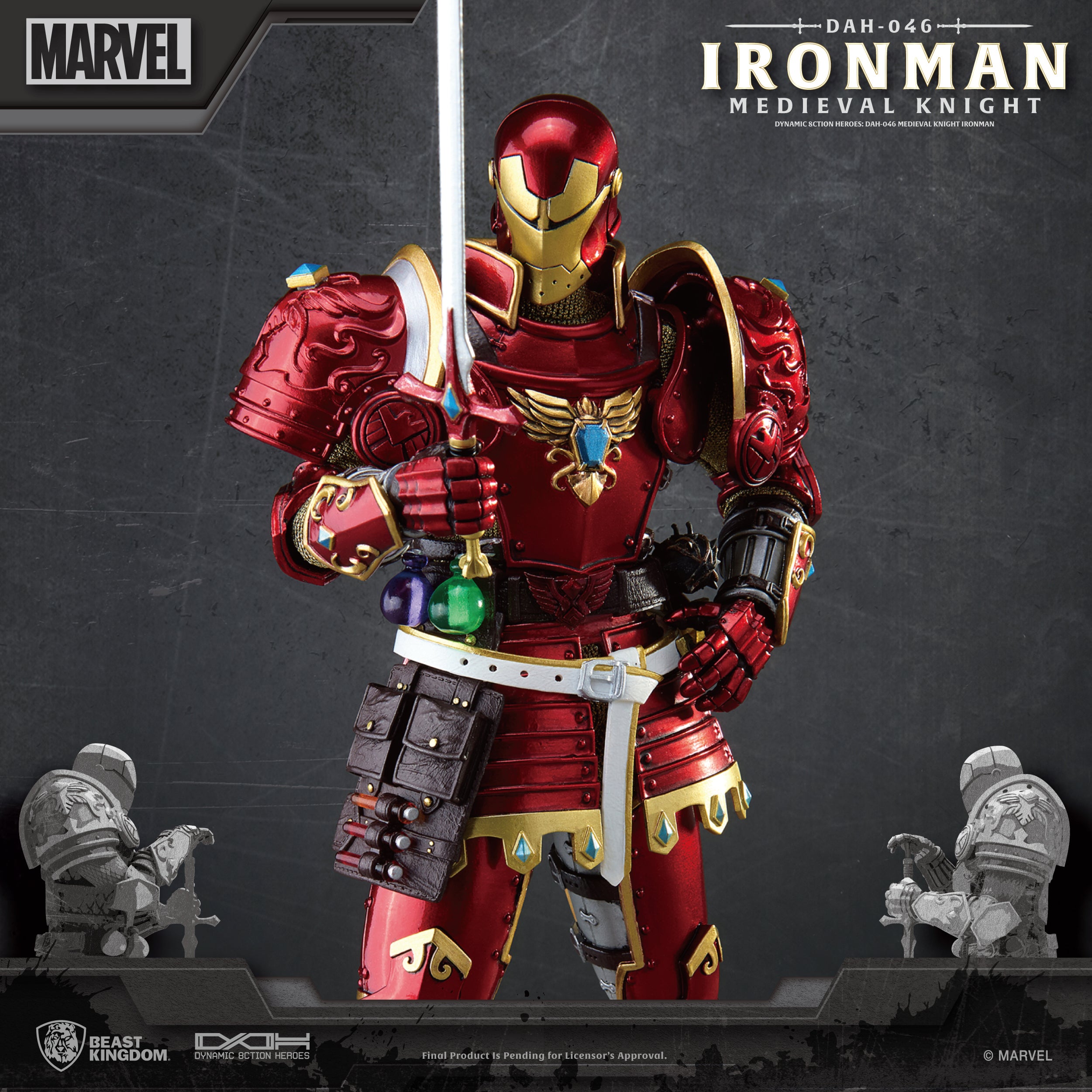 PRE-ORDER Dynamic 8action Heroes - Medieval Knight Iron Man