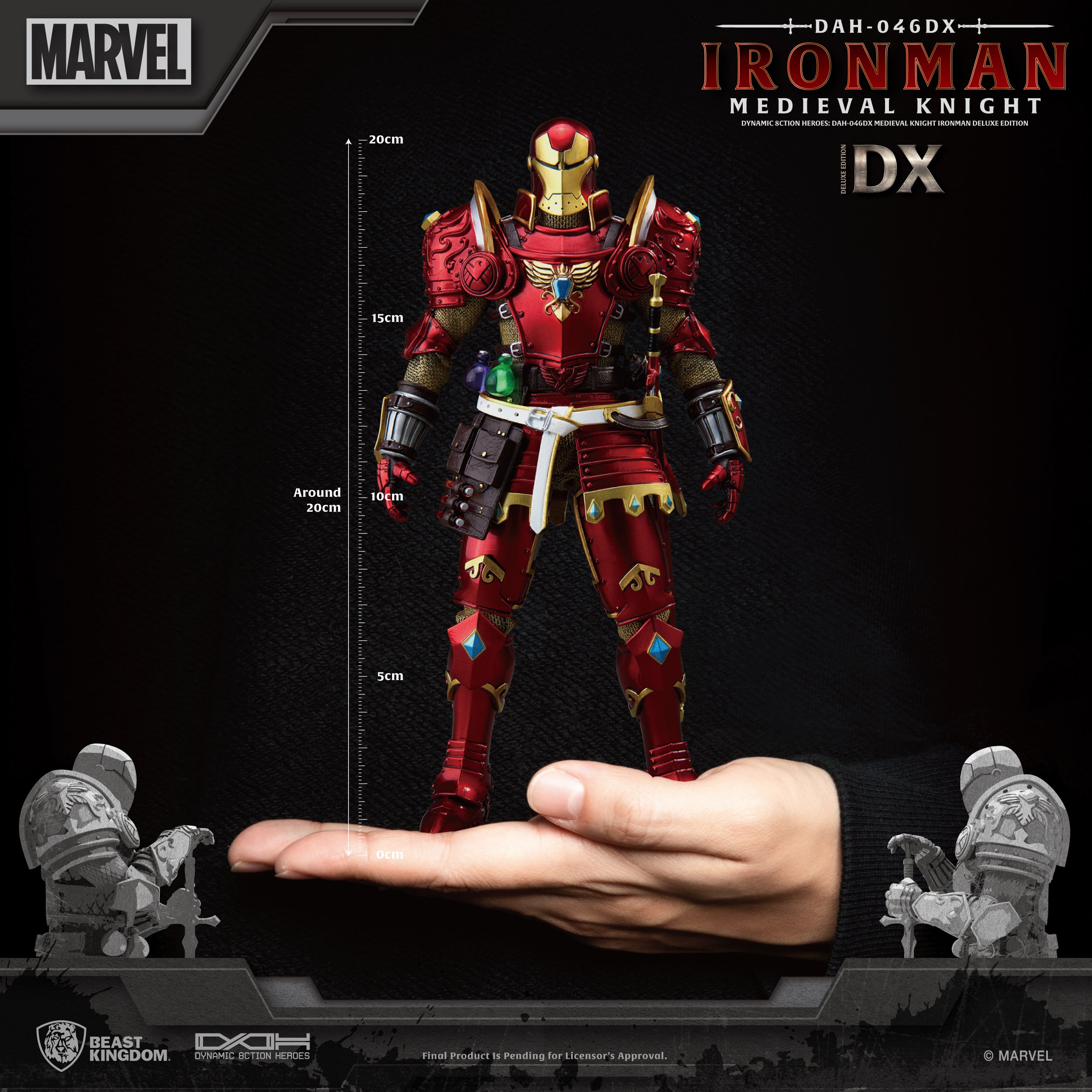 PRE-ORDER Dynamic 8action Heroes - Medieval Knight Iron Man: Deluxe