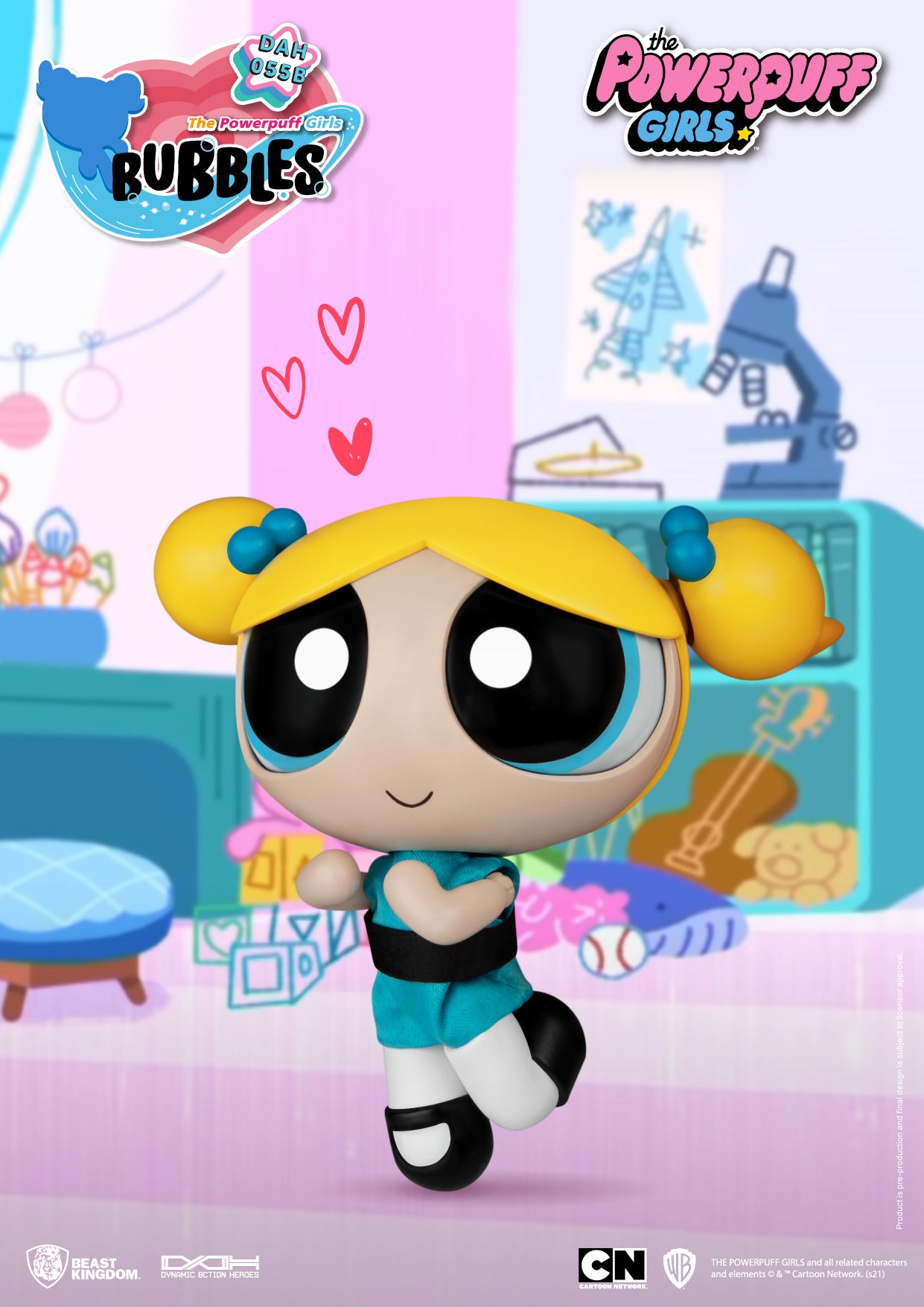 PRE-ORDER Dynamic 8action Heroes - Powerpuff Girls - Bubbles