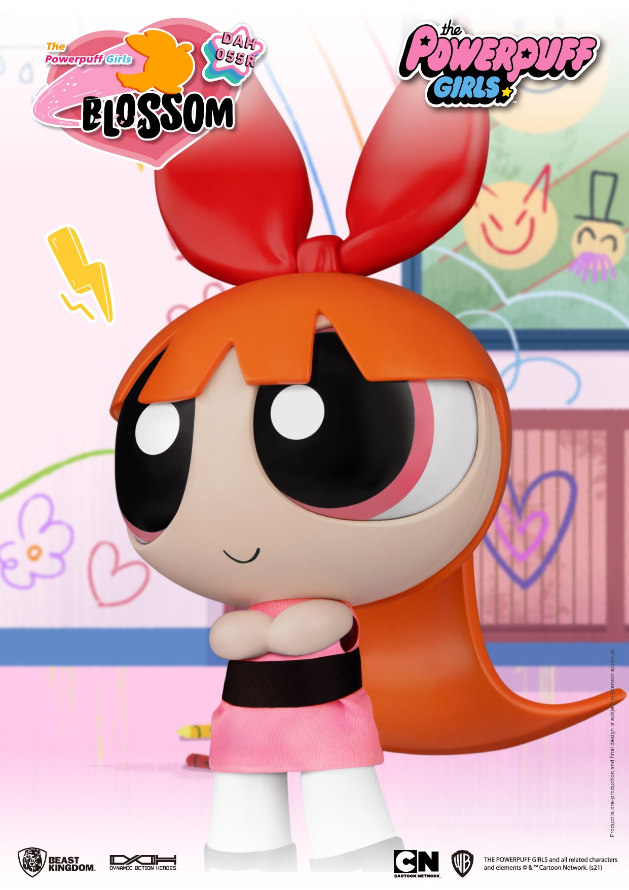 PRE-ORDER Dynamic 8action Heroes - Powerpuff Girls - Blossom