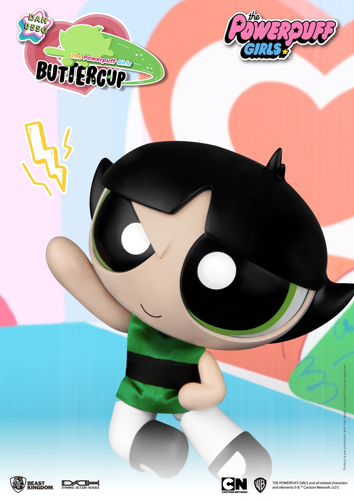 PRE-ORDER Dynamic 8action Heroes - Powerpuff Girls - Buttercup
