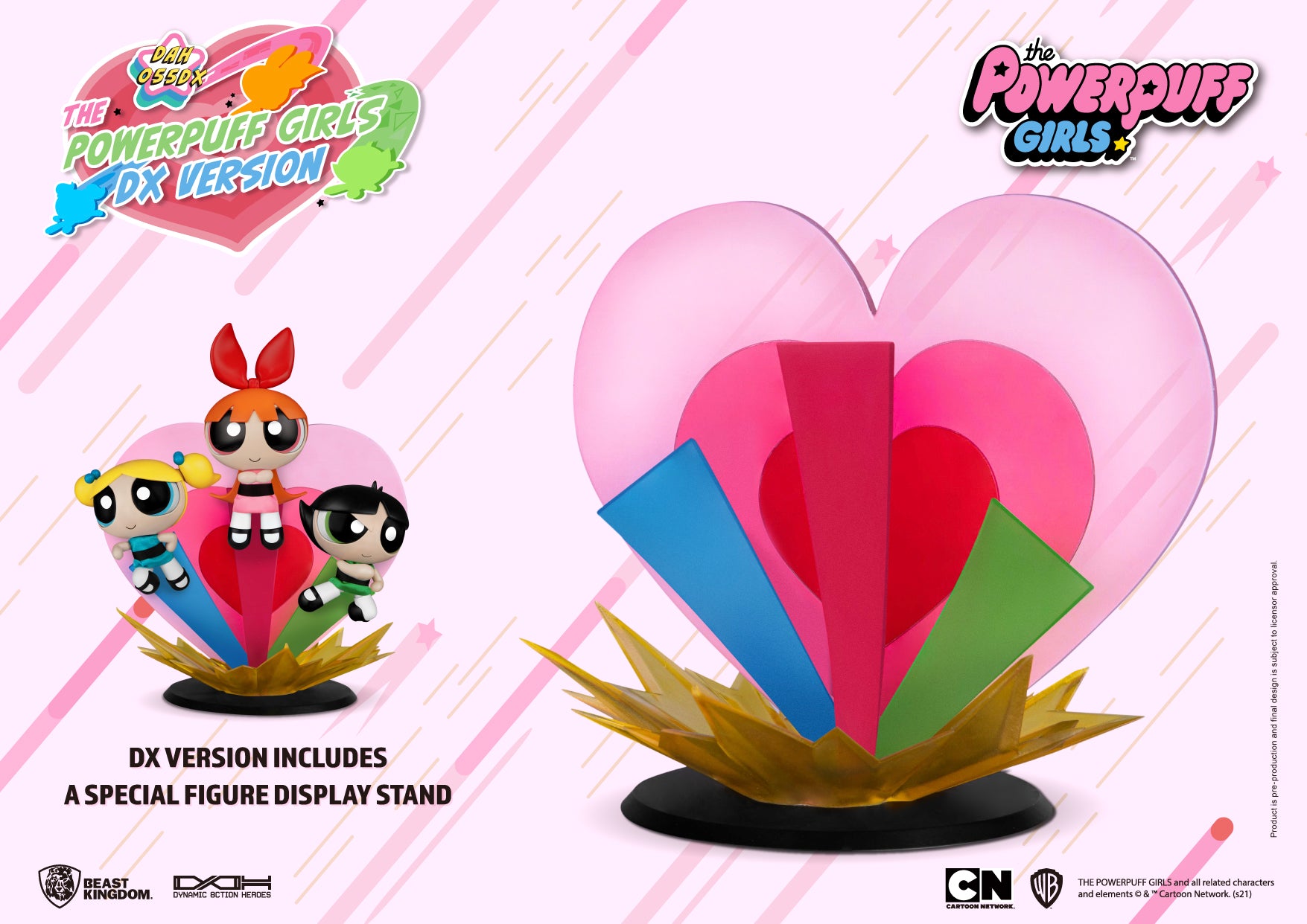 PRE-ORDER Dynamic 8action Heroes - Powerpuff Girls DX Set