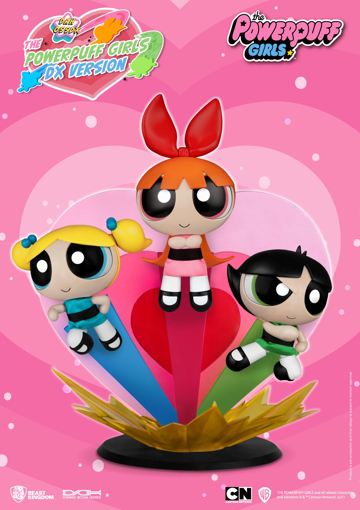 PRE-ORDER Dynamic 8action Heroes - Powerpuff Girls DX Set