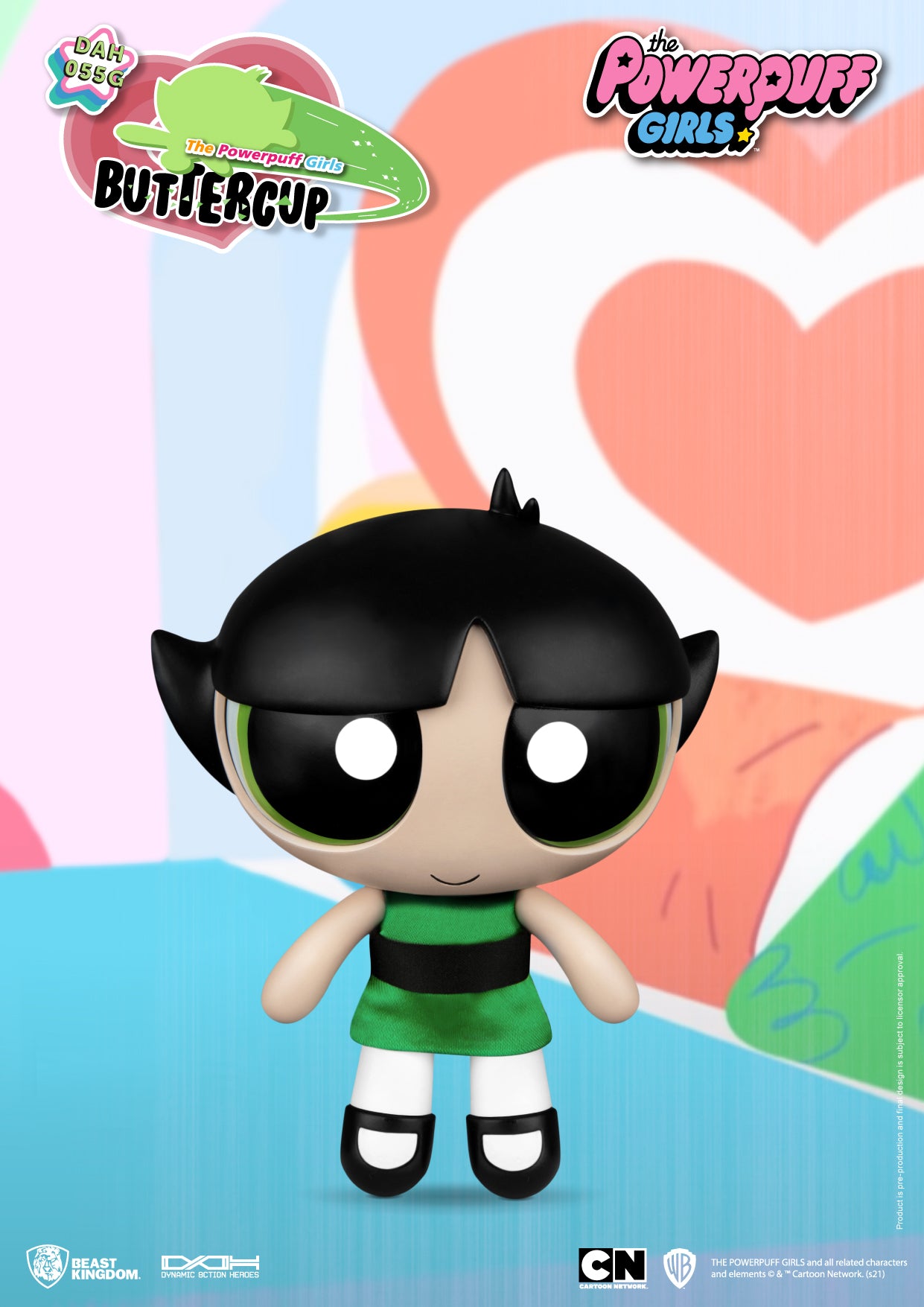 PRE-ORDER Dynamic 8action Heroes - Powerpuff Girls - Buttercup