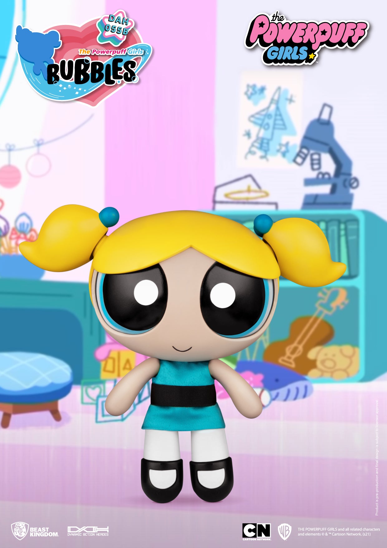PRE-ORDER Dynamic 8action Heroes - Powerpuff Girls - Bubbles